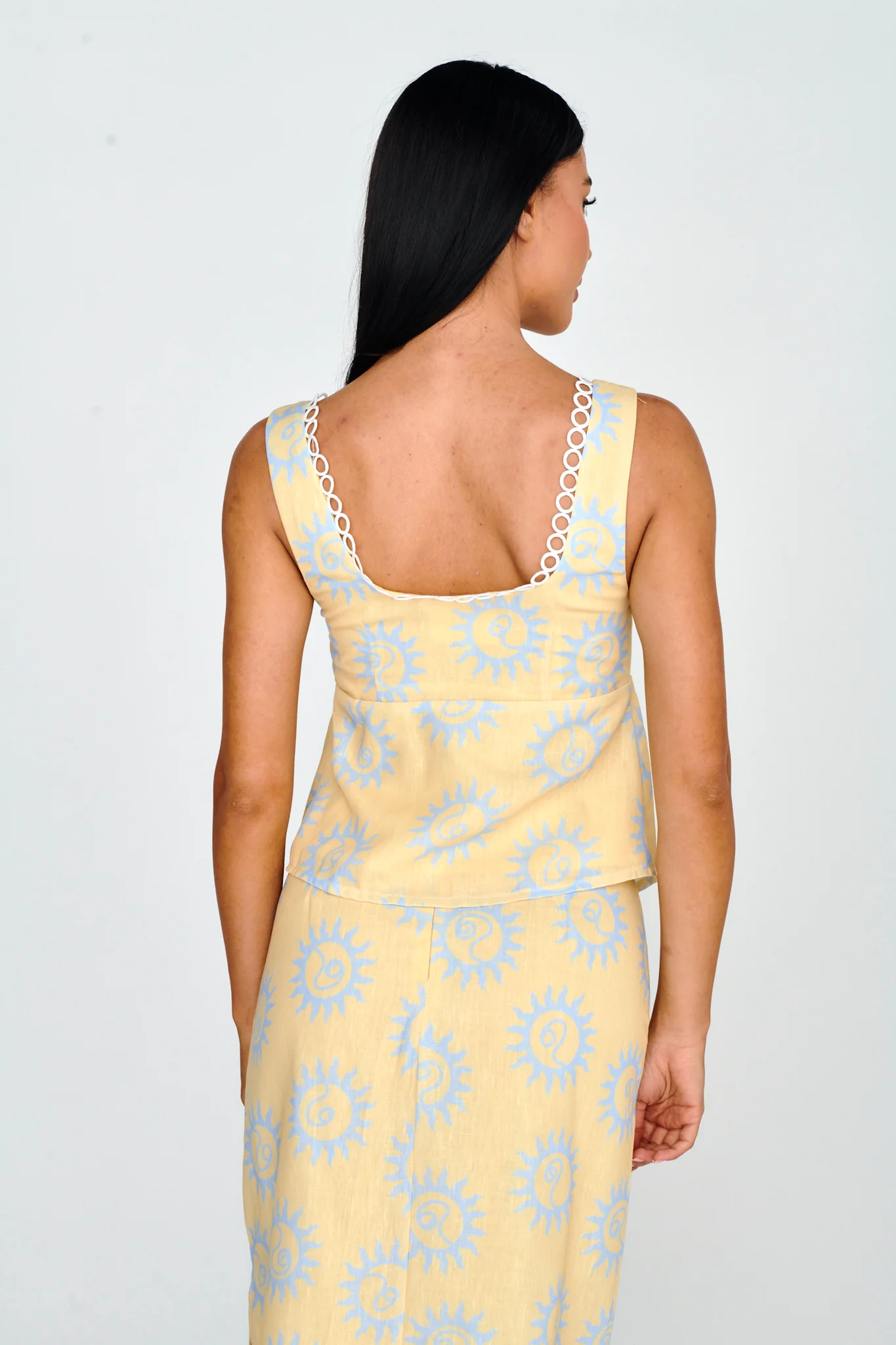 Sun Days Laced Bust Top Sun Lemon - Seraphlike