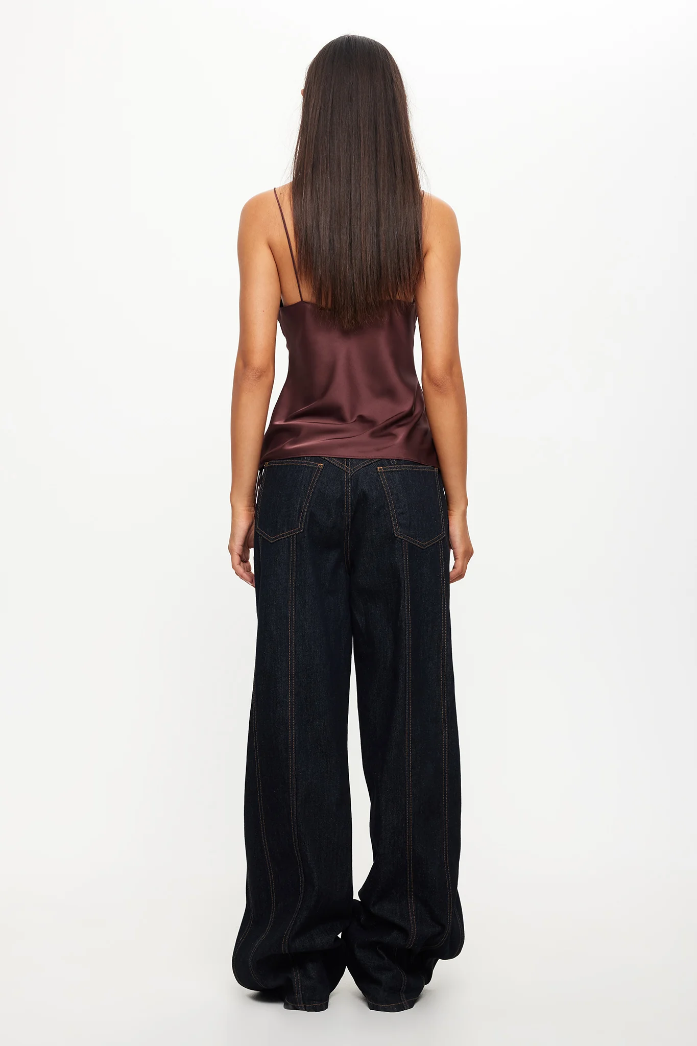 LIONESS Daydream Tie-Up Jeans Dark Denim - Seraphlike