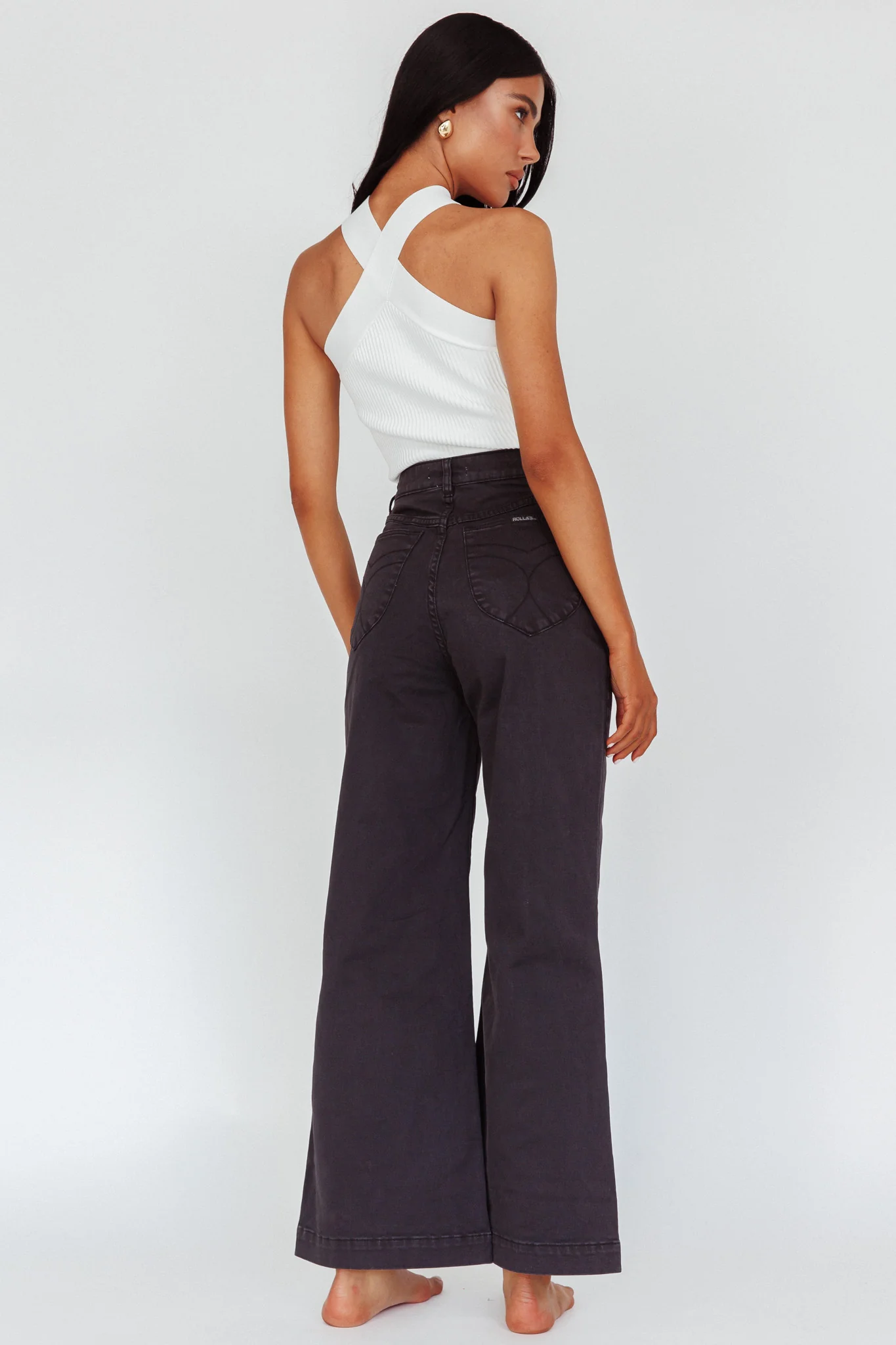 ROLLA'S Sailor Jean Washed Black - Seraphlike