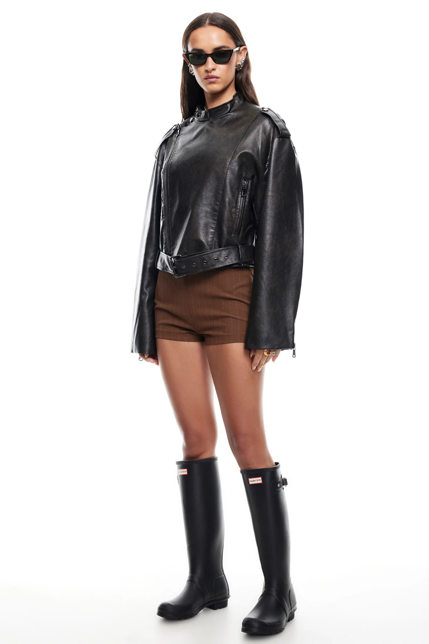 LIONESS Driftwood Bomber Jacket Onyx - Seraphlike