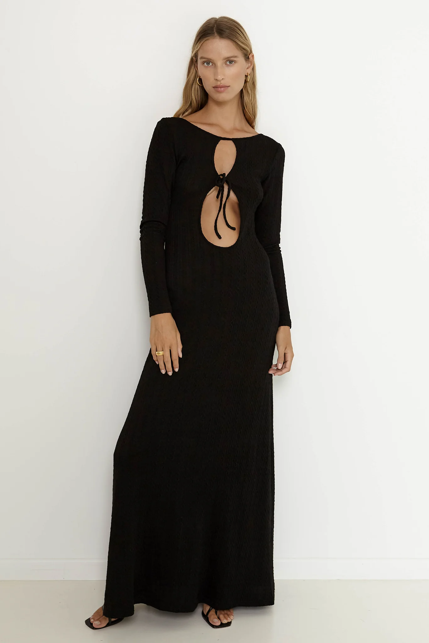 SNDYS Tallulah Maxi Dress Black - Seraphlike