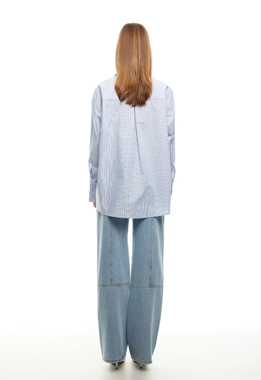 LIONESS Boyfriend Shirt Blue - Seraphlike