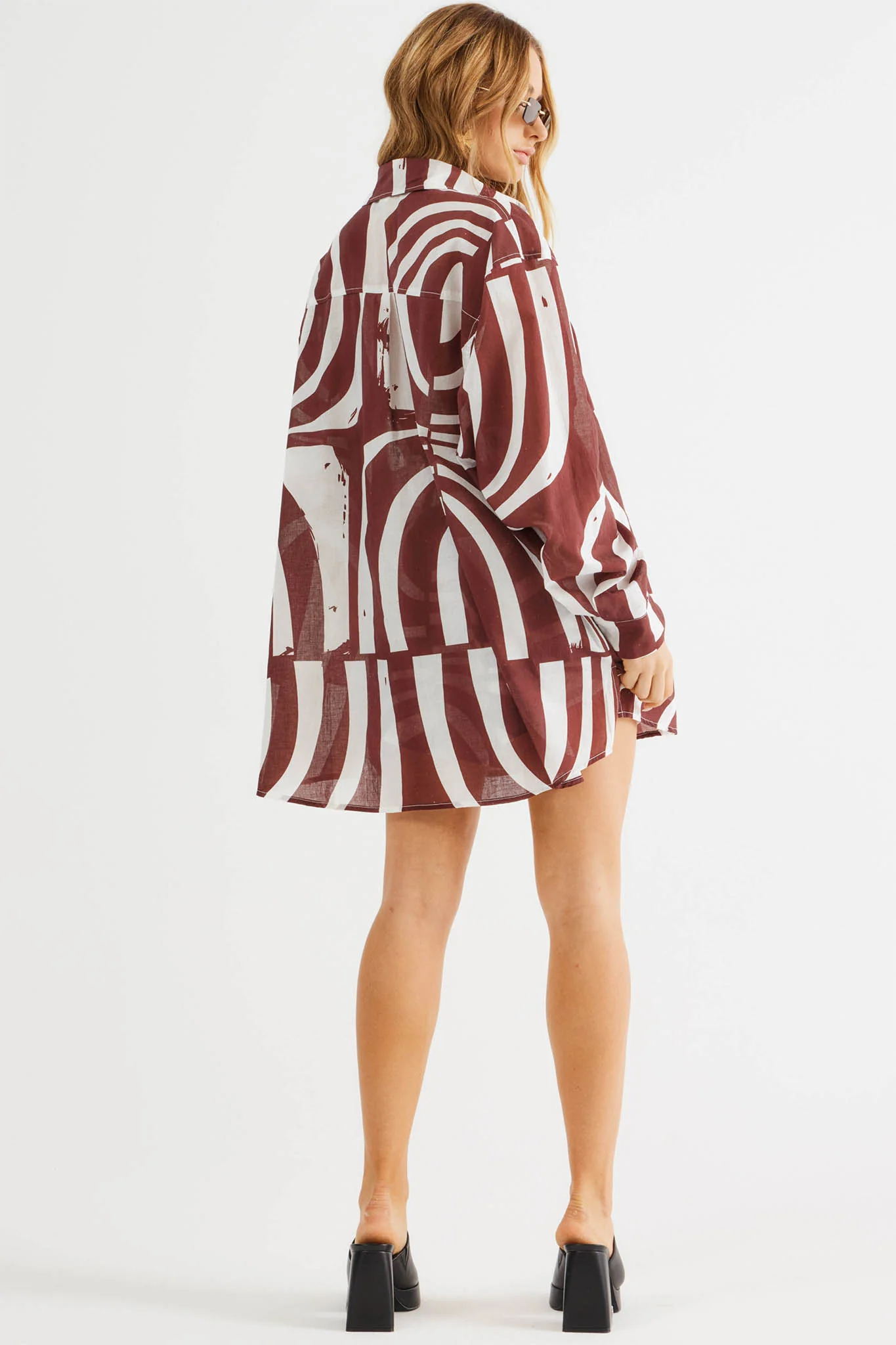 SNDYS Heather Shirt Swirl Brown - Seraphlike