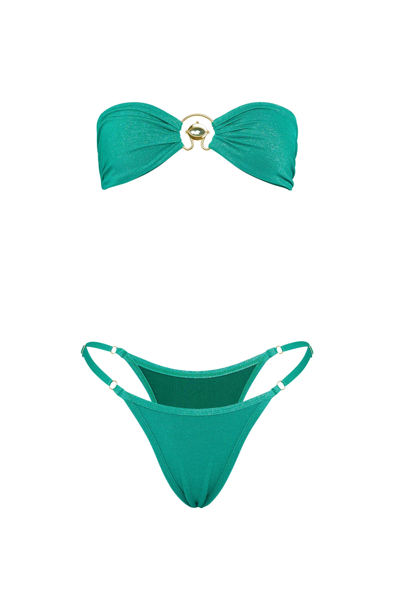 VDM The Label Bailey Jade Reversible Bandeau - Seraphlike