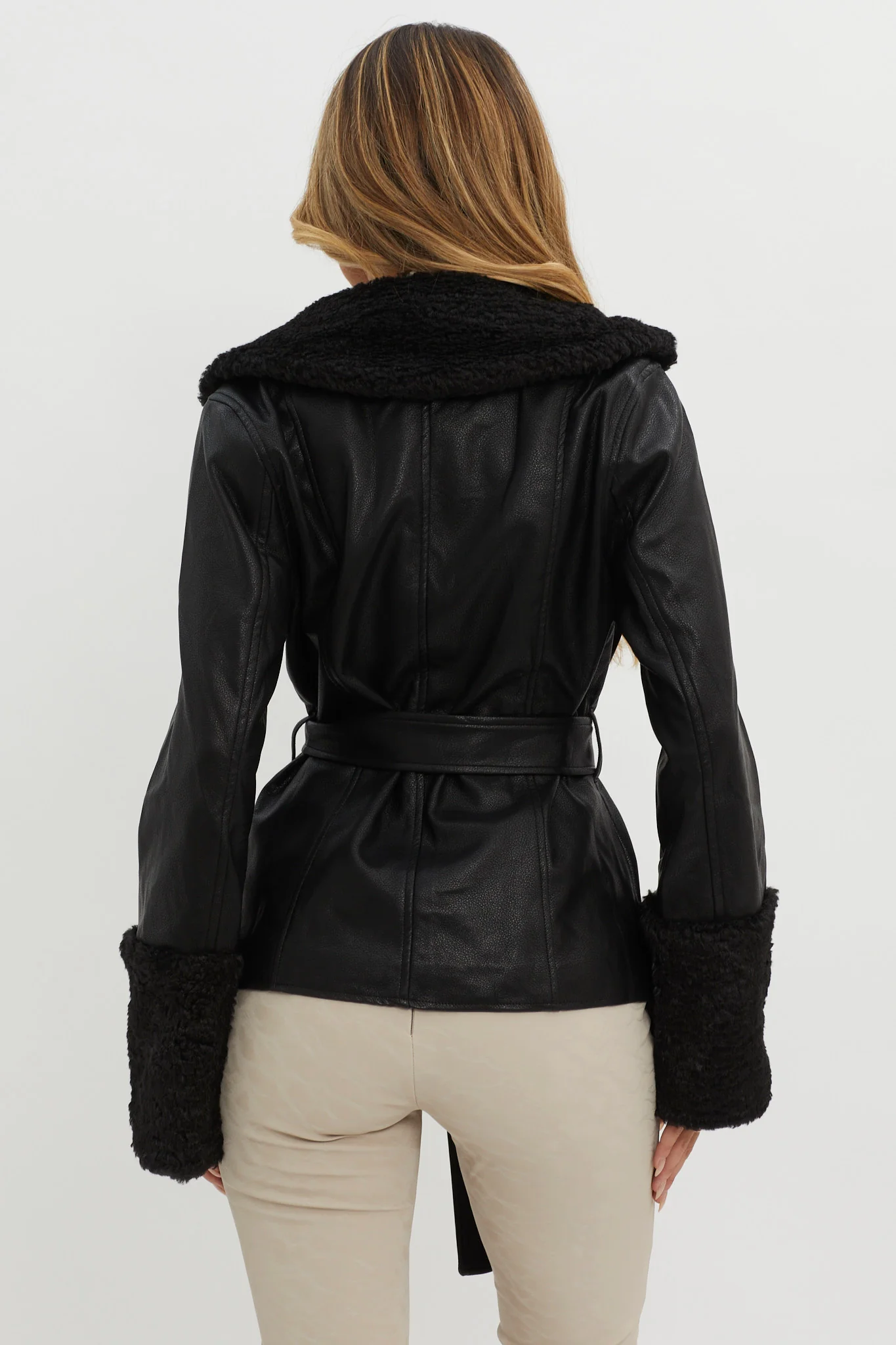 Fireside Teddy Lapel Jacket Black - Seraphlike