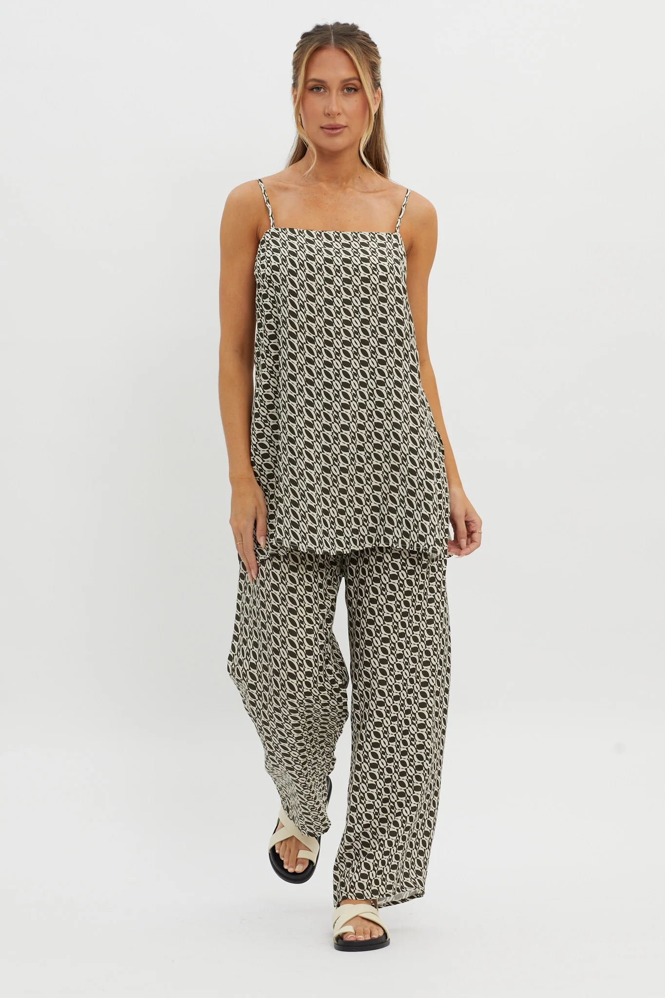 Avenue Drawstring Pants Print Solna - Seraphlike