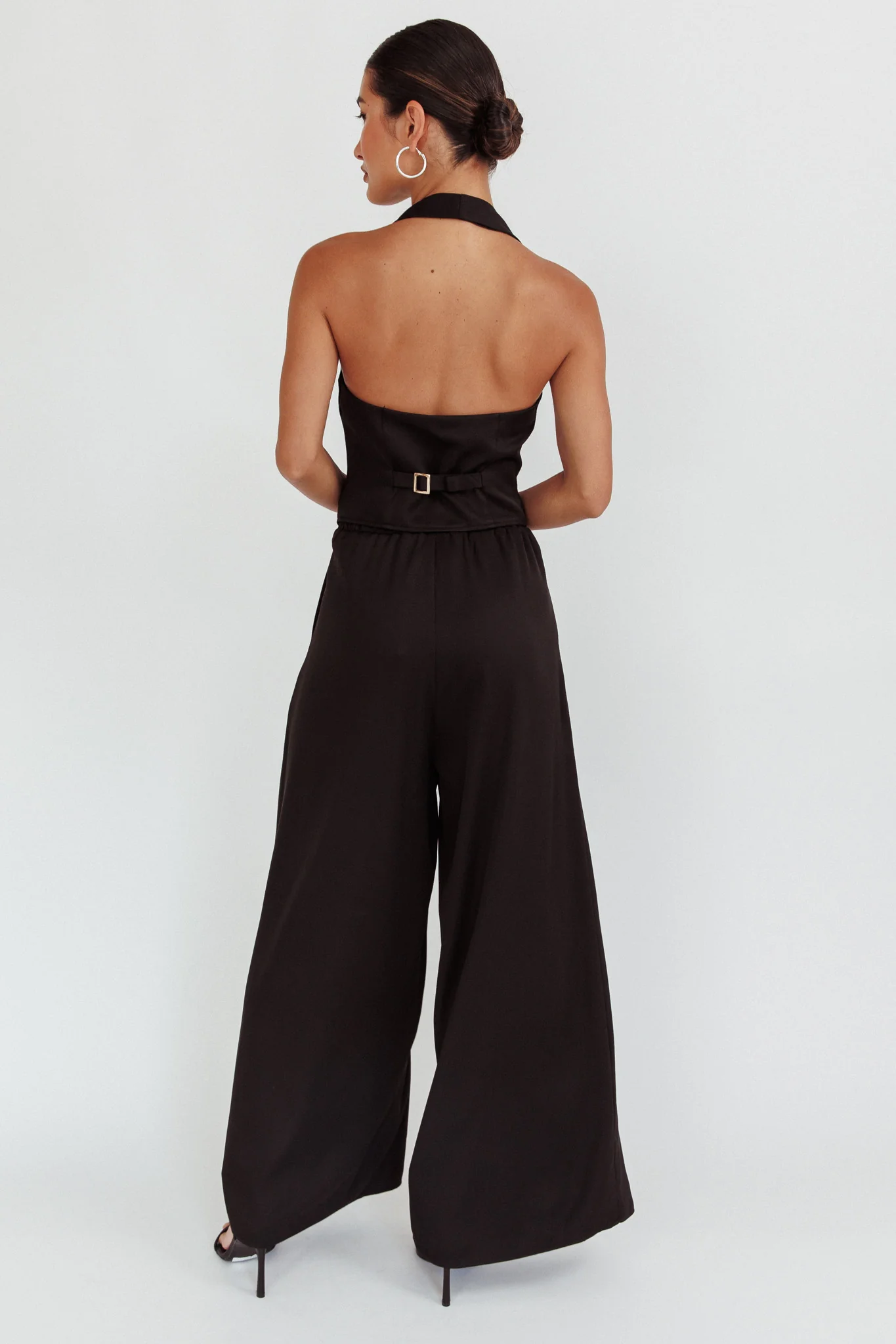 Tammi Wide Leg Pants Black - Seraphlike