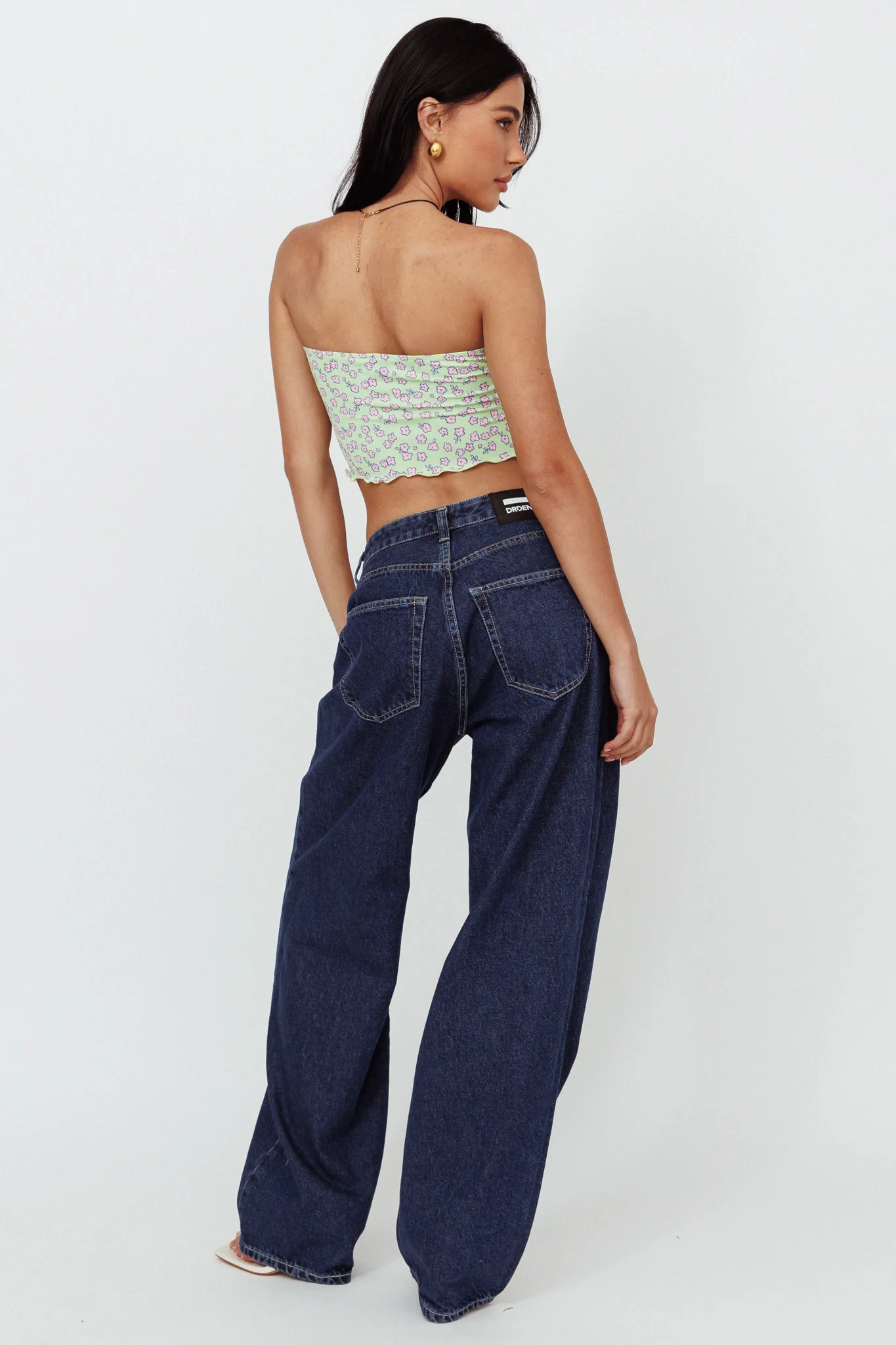 DR DENIM Donna Baggy Jeans Pebble Dark Retro - Seraphlike