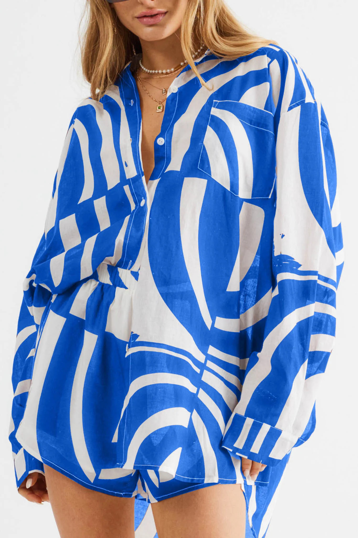 SNDYS Heather Shirt Swirl Blue - Seraphlike