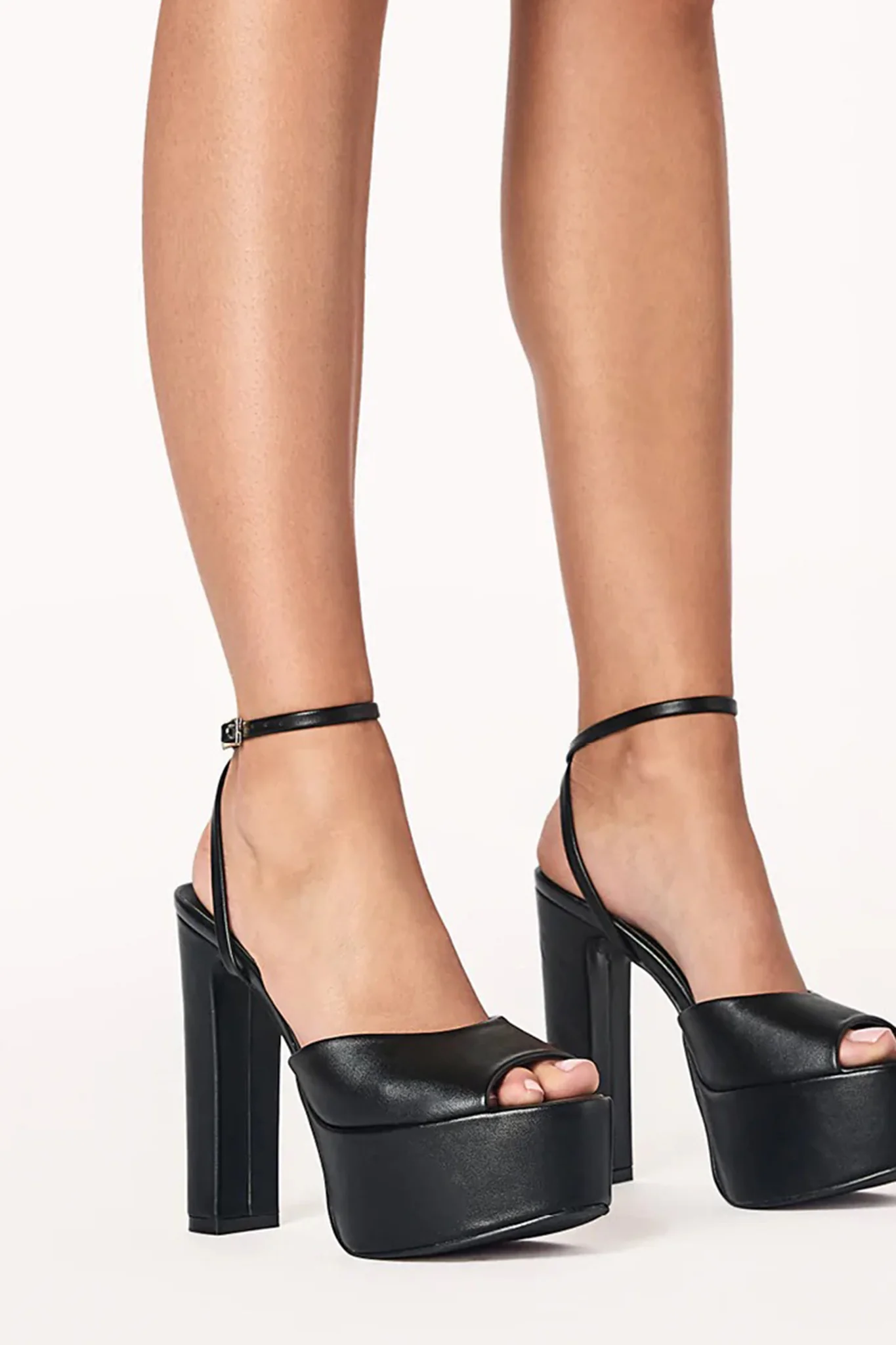 BiLLiNi Farley High Platform Block Heel Black - Seraphlike