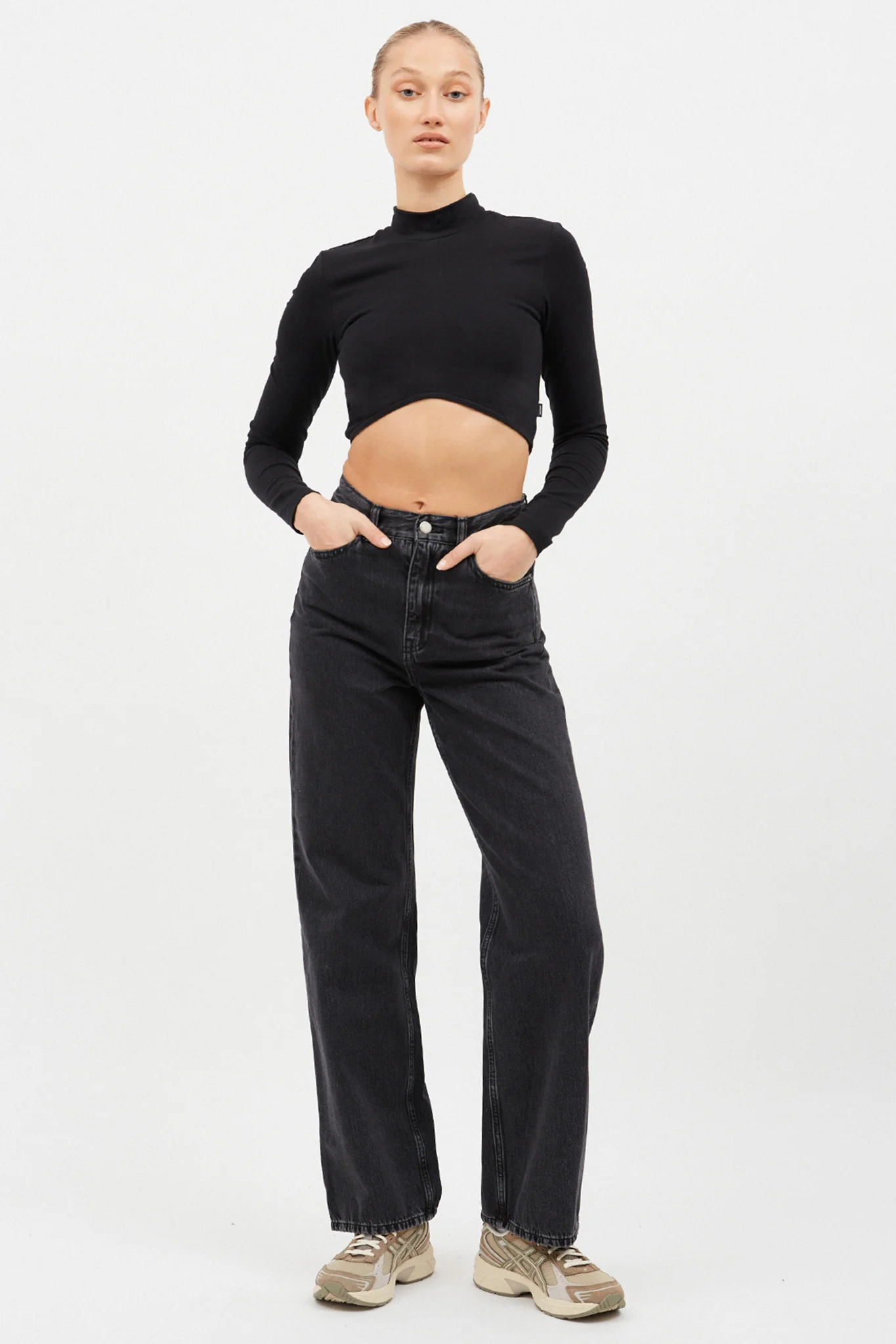 DR DENIM Echo Jeans Black - Seraphlike