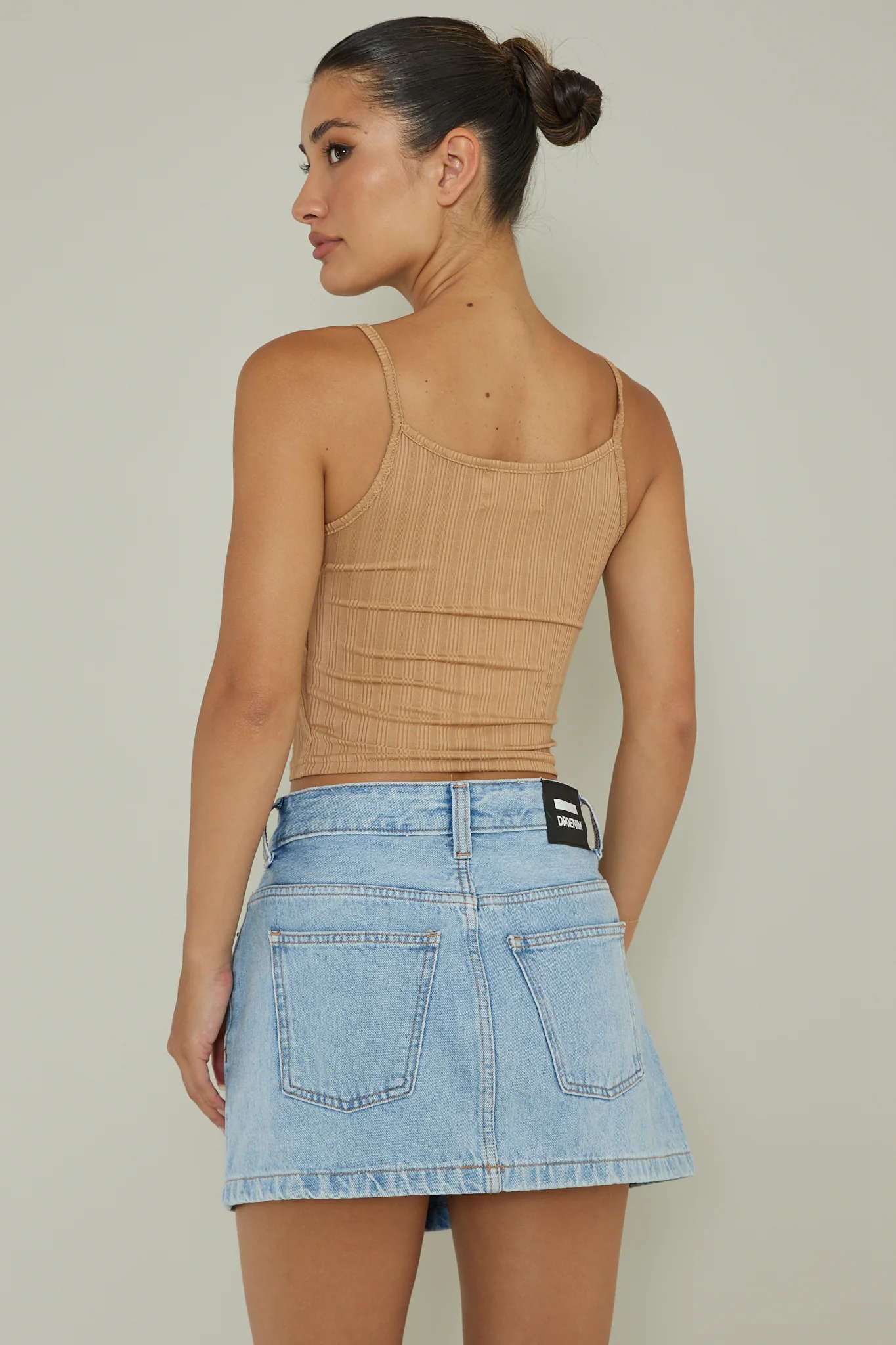 Sold Out Ribbed Cami Top Mocha - Seraphlike