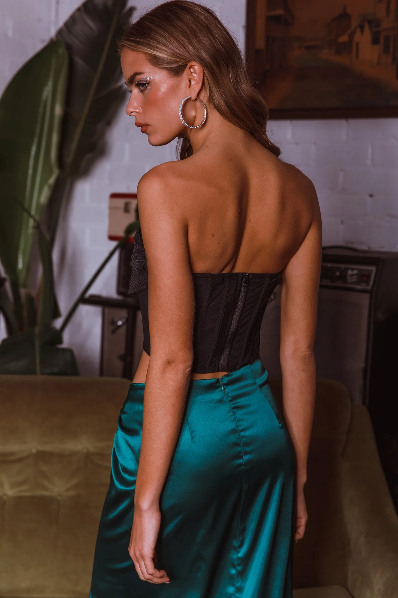 Vixen Corset Top Black - Seraphlike