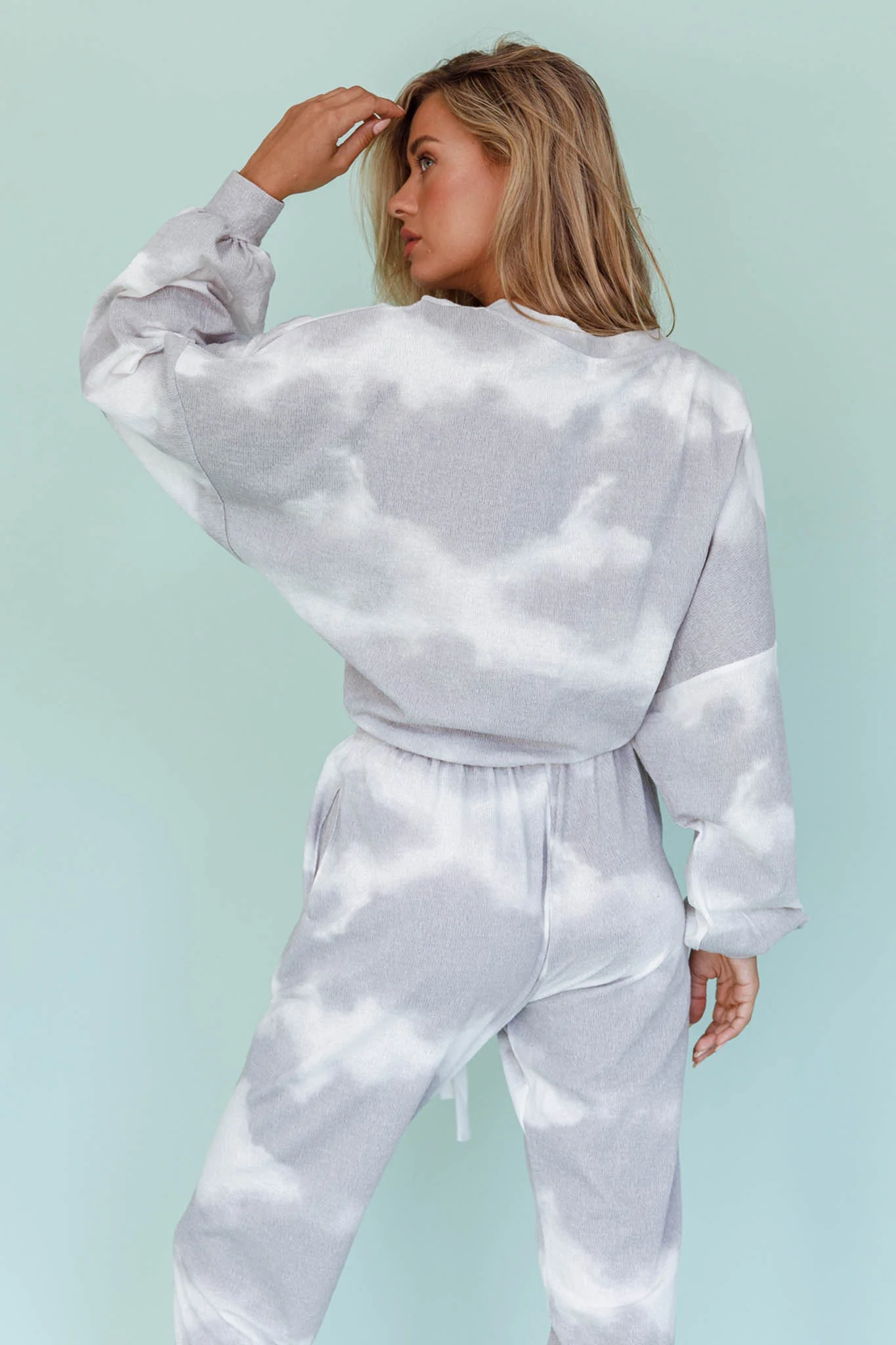 Low Key Dropped Shoulder Ribbed Top Grey - Seraphlike