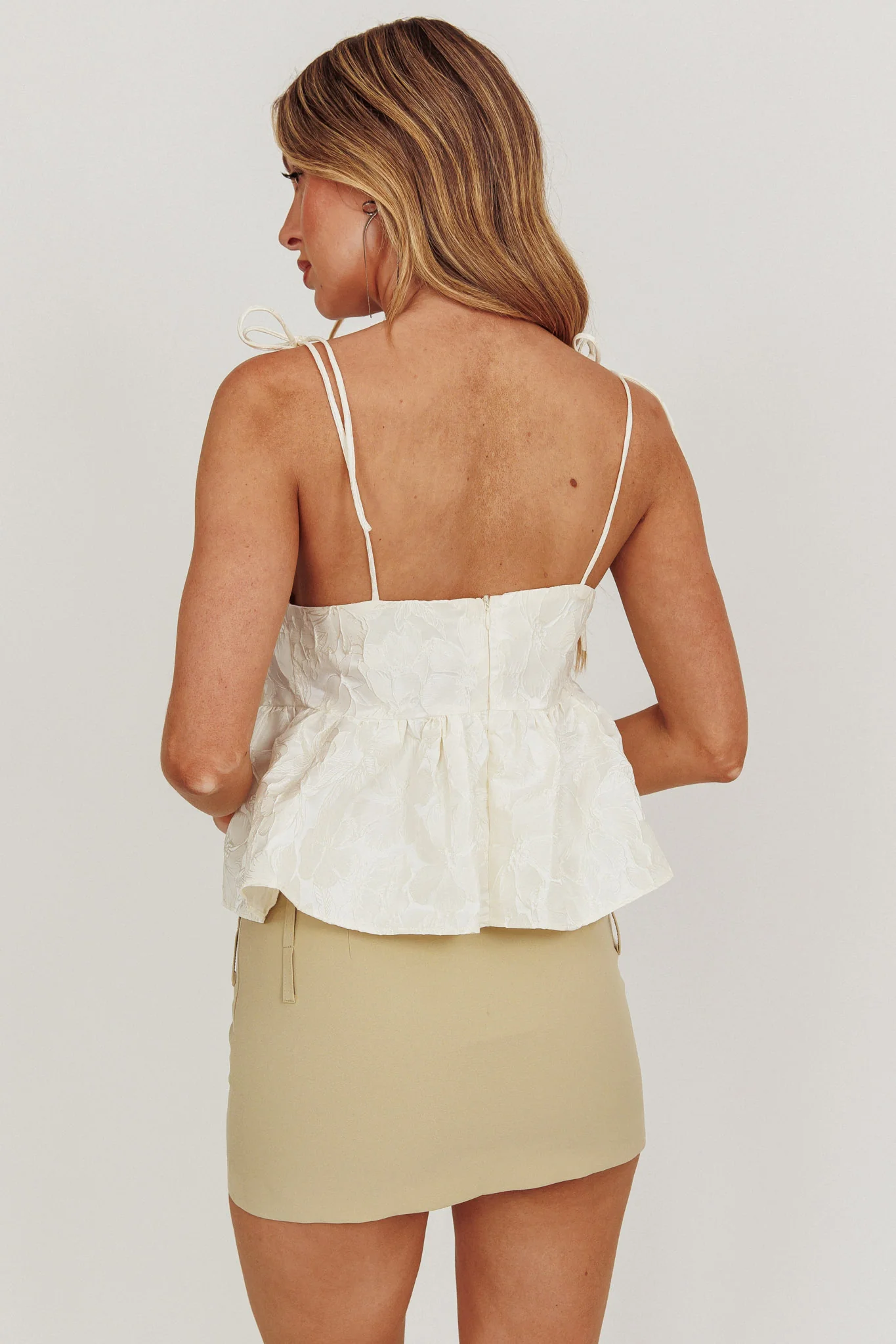 Angie Babydoll Top Ivory - Seraphlike