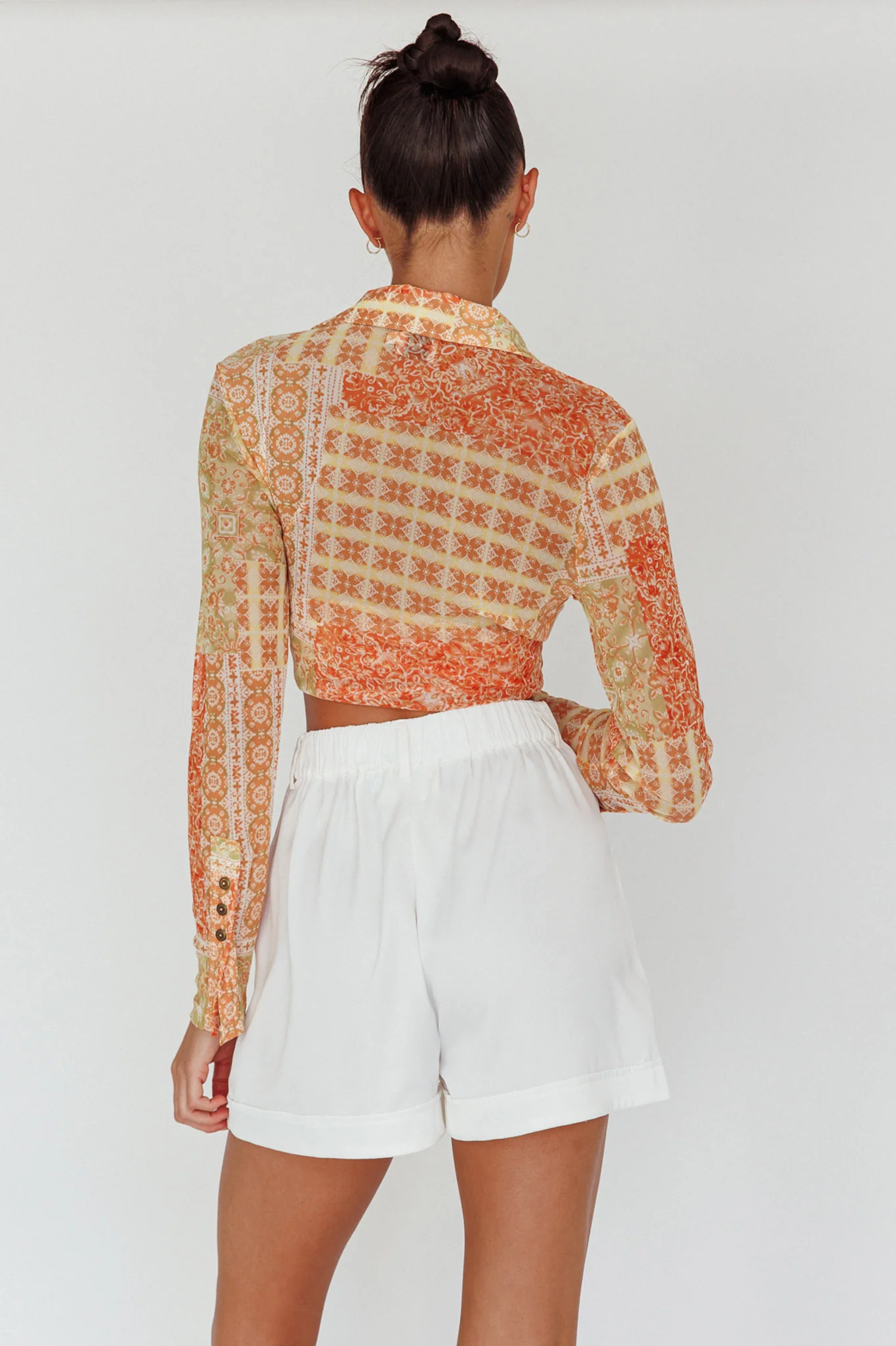 Maxeen Side Pocket Shorts White - Seraphlike