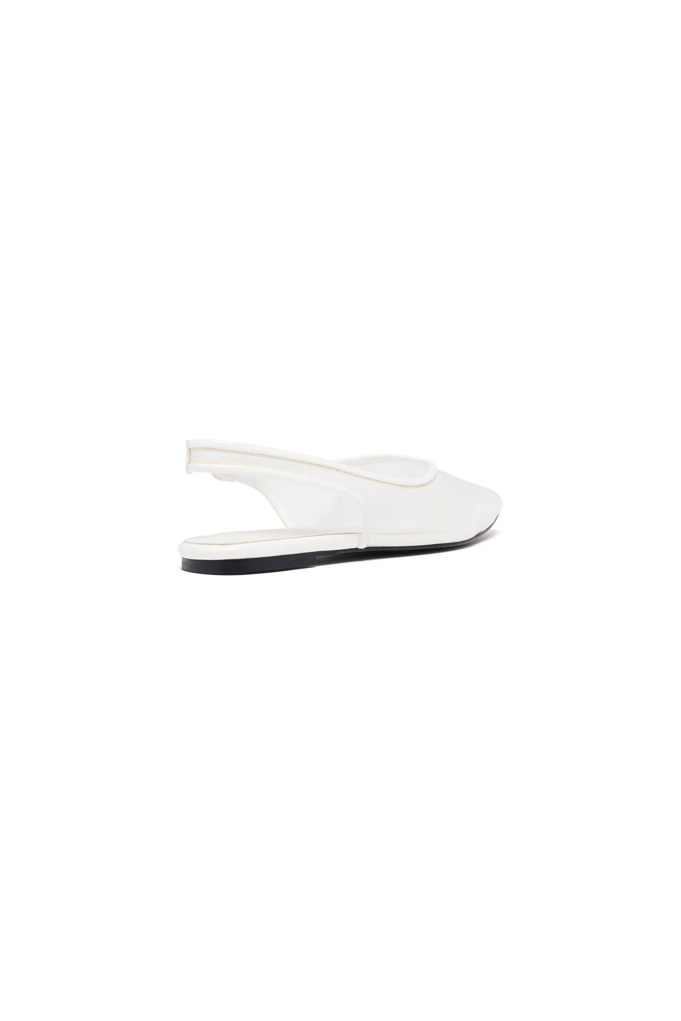 THERAPY Lazer White Patent Ballet Flat - Seraphlike