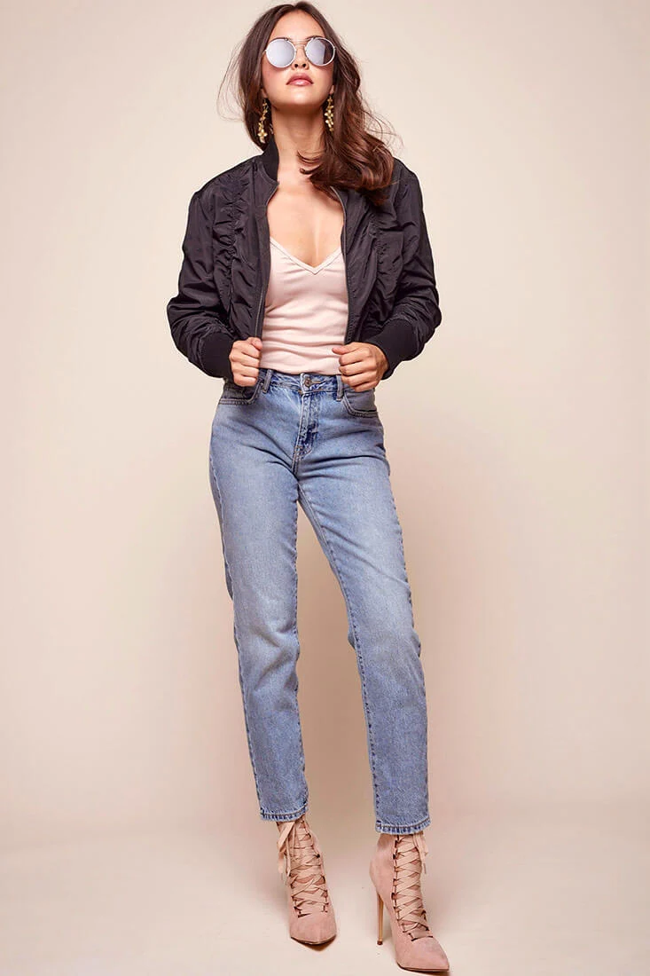 Kinney Biker Jacket Black - Seraphlike