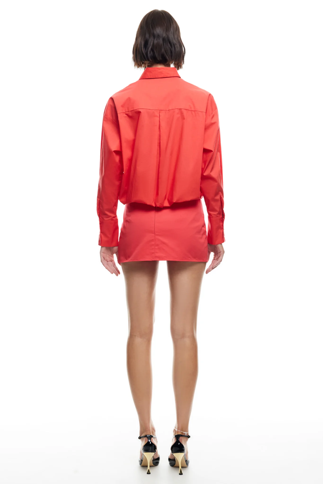LIONESS Clicquot Mini Skirt Crimson - Seraphlike