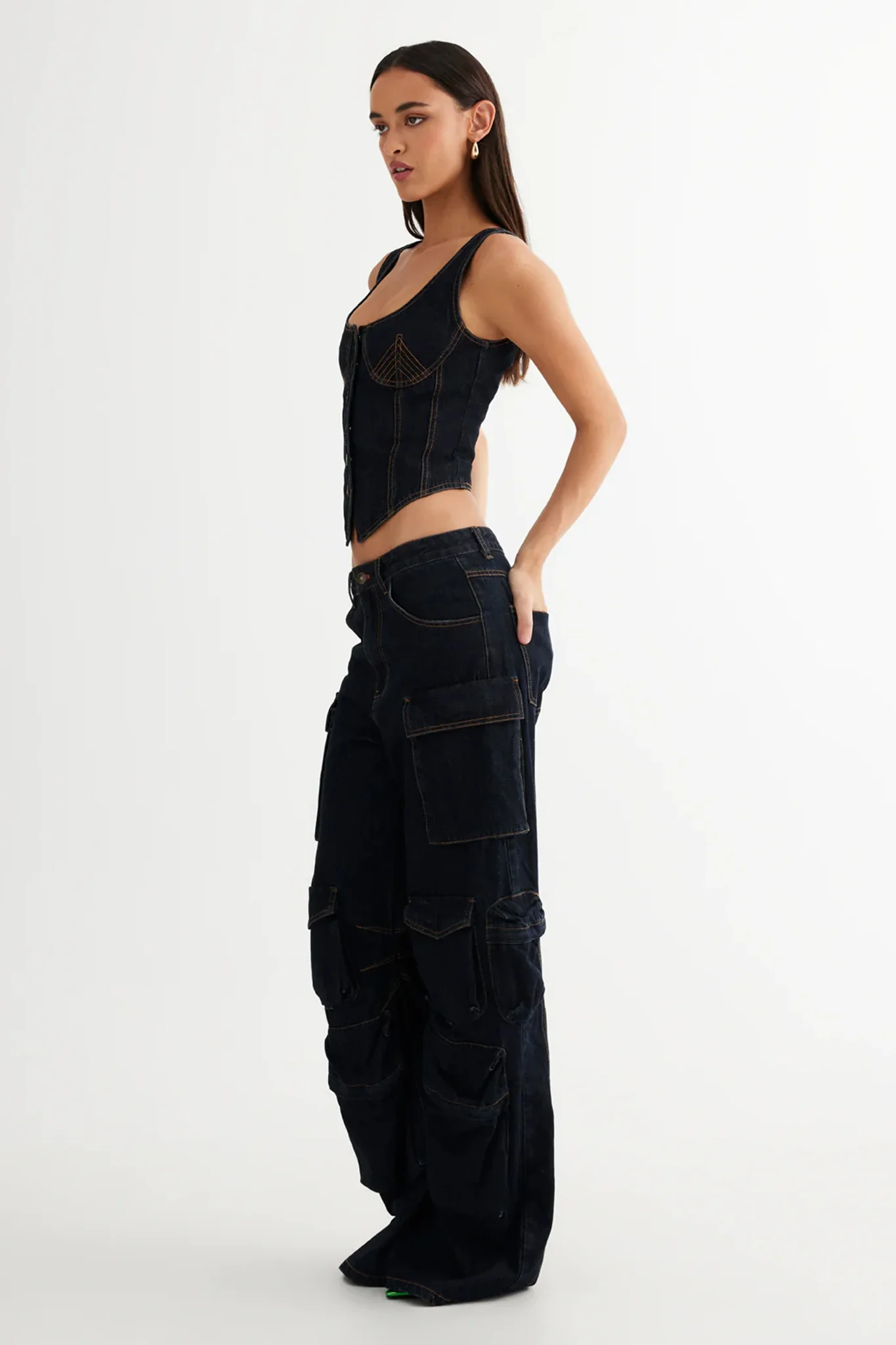 LIONESS Smokeshow Jeans Dark Denim - Seraphlike