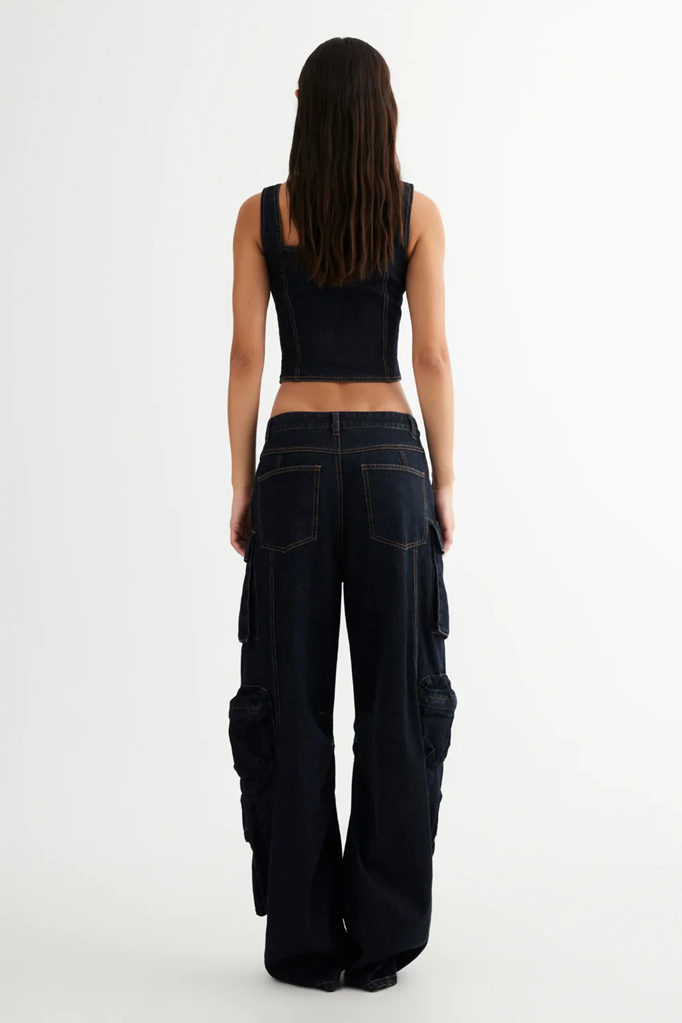 LIONESS After Hours Corset Dark Denim - Seraphlike