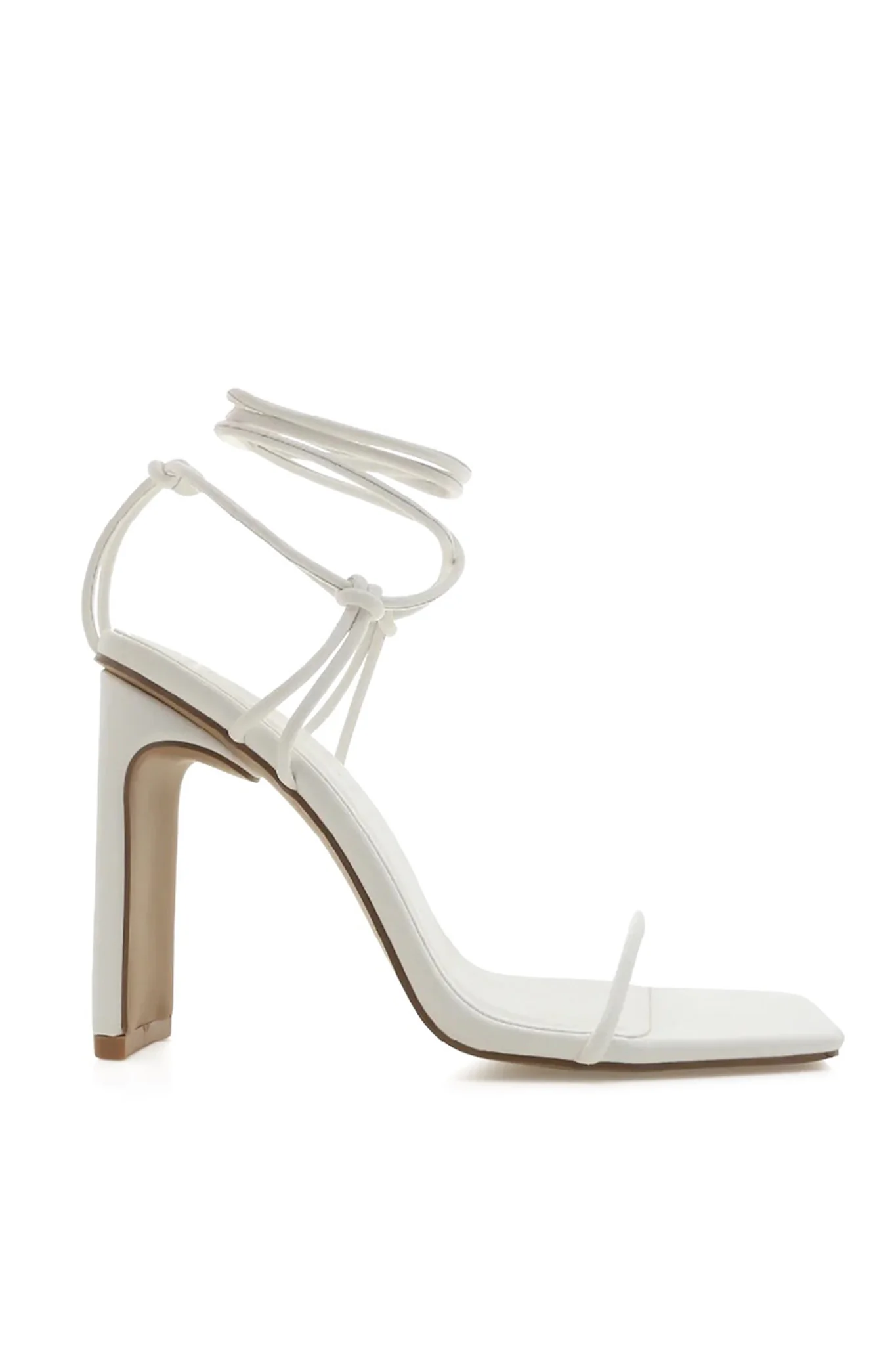 BiLLiNi Toniro Strappy High Heel White - Seraphlike