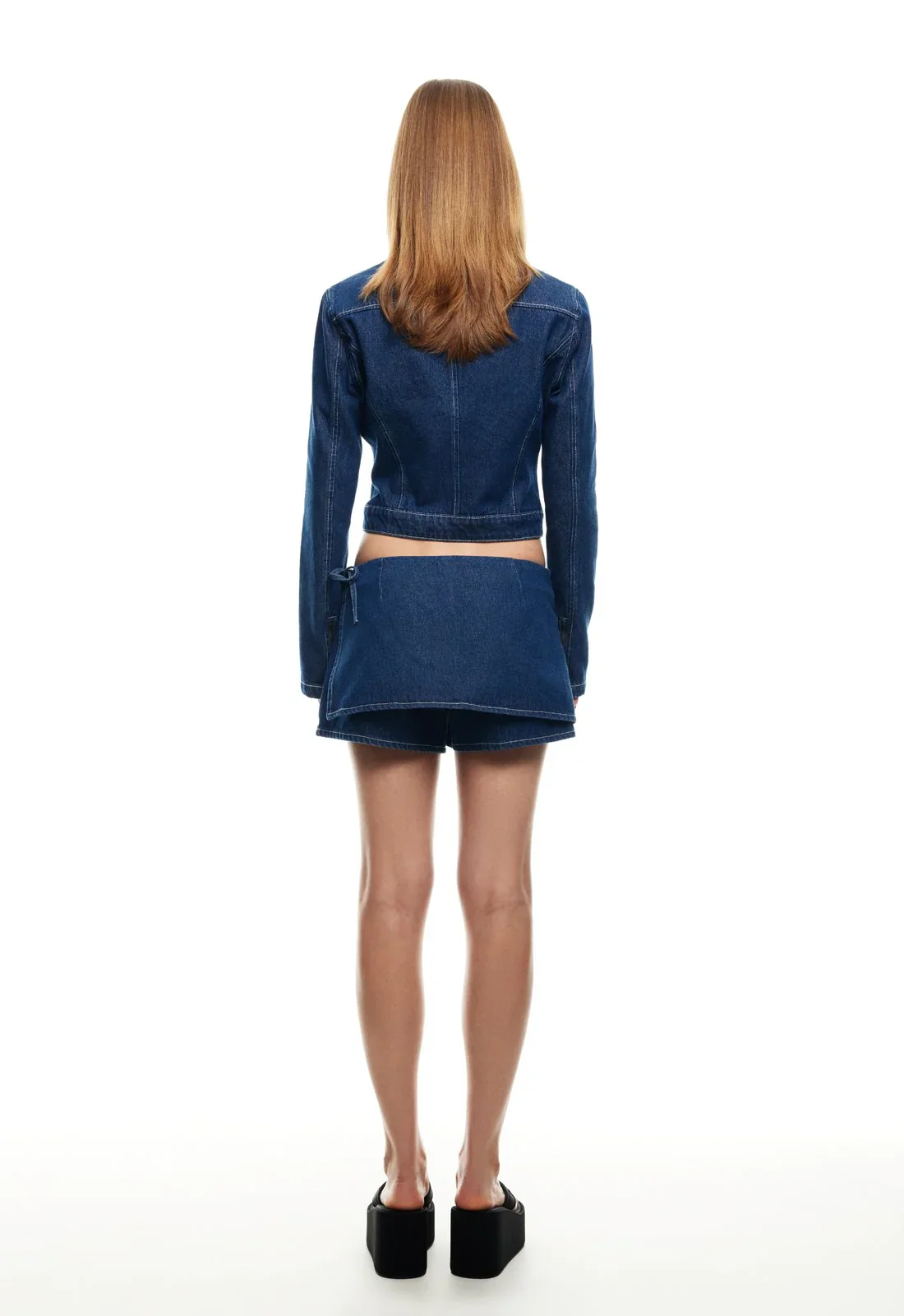 LIONESS Countryside Skort Blue Denim - Seraphlike