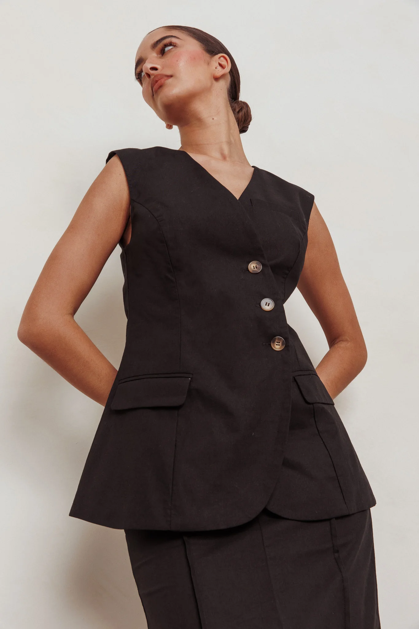 Sweet Treat Sleeveless Top Black - Seraphlike