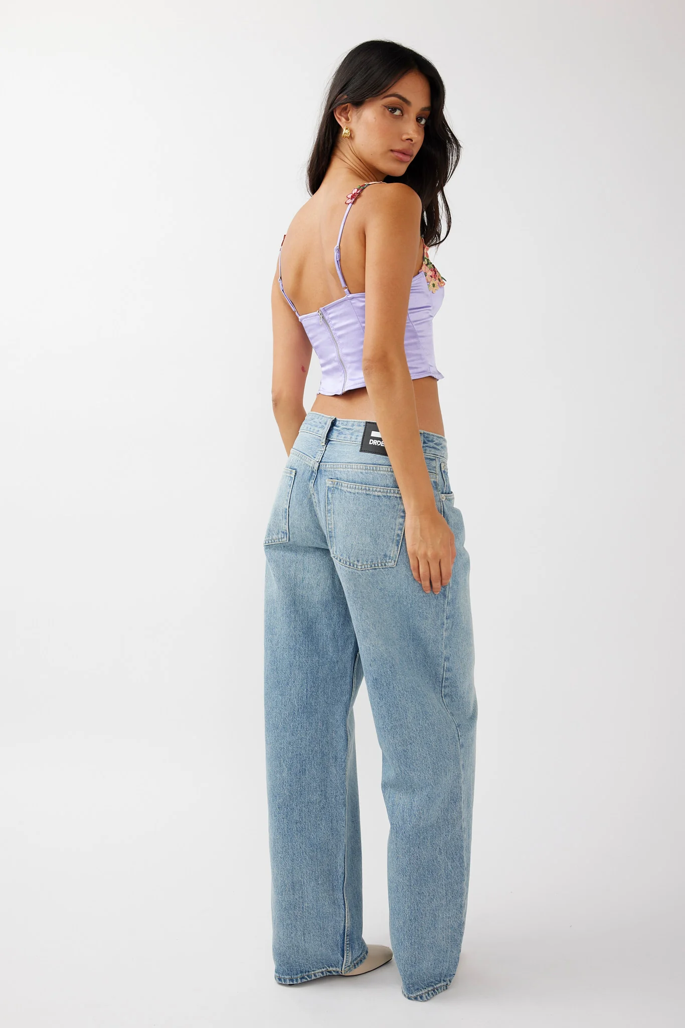 DR DENIM Hill Low Jeans Drift Light Blue - Seraphlike