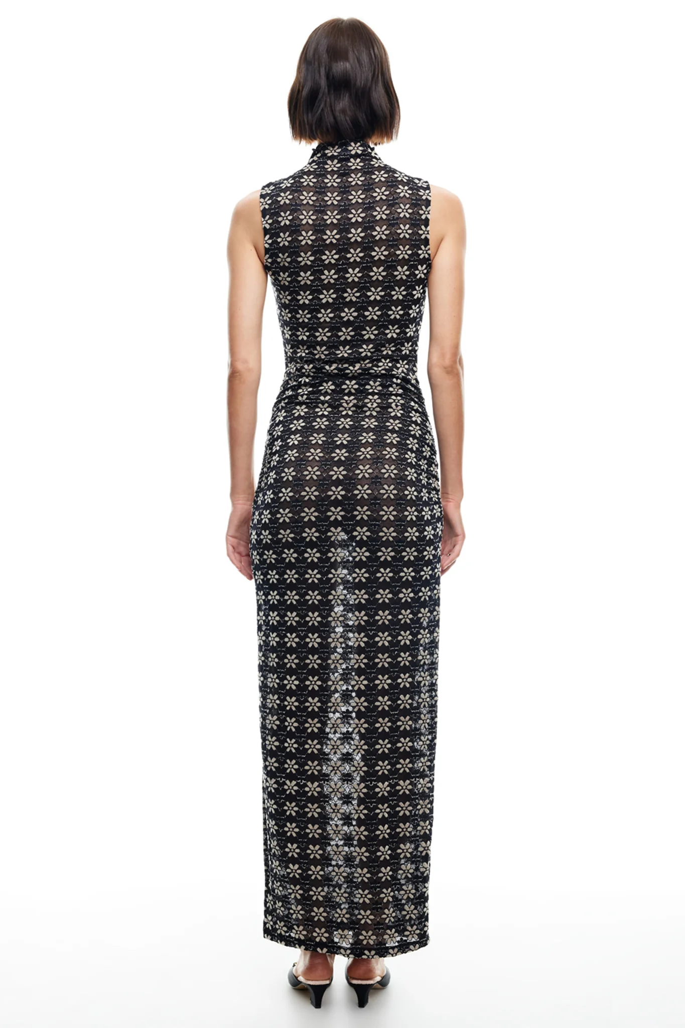 LIONESS Elle Maxi Dress 70's Onyx - Seraphlike