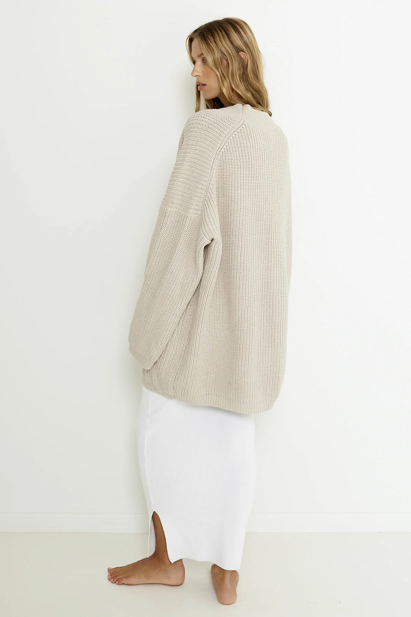 SNDYS Essie Cardigan Mushroom - Seraphlike