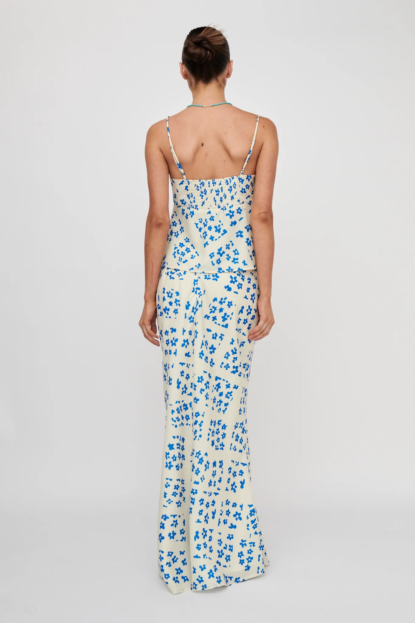 Heart & Soul Maxi Skirt Floral Cream - Seraphlike