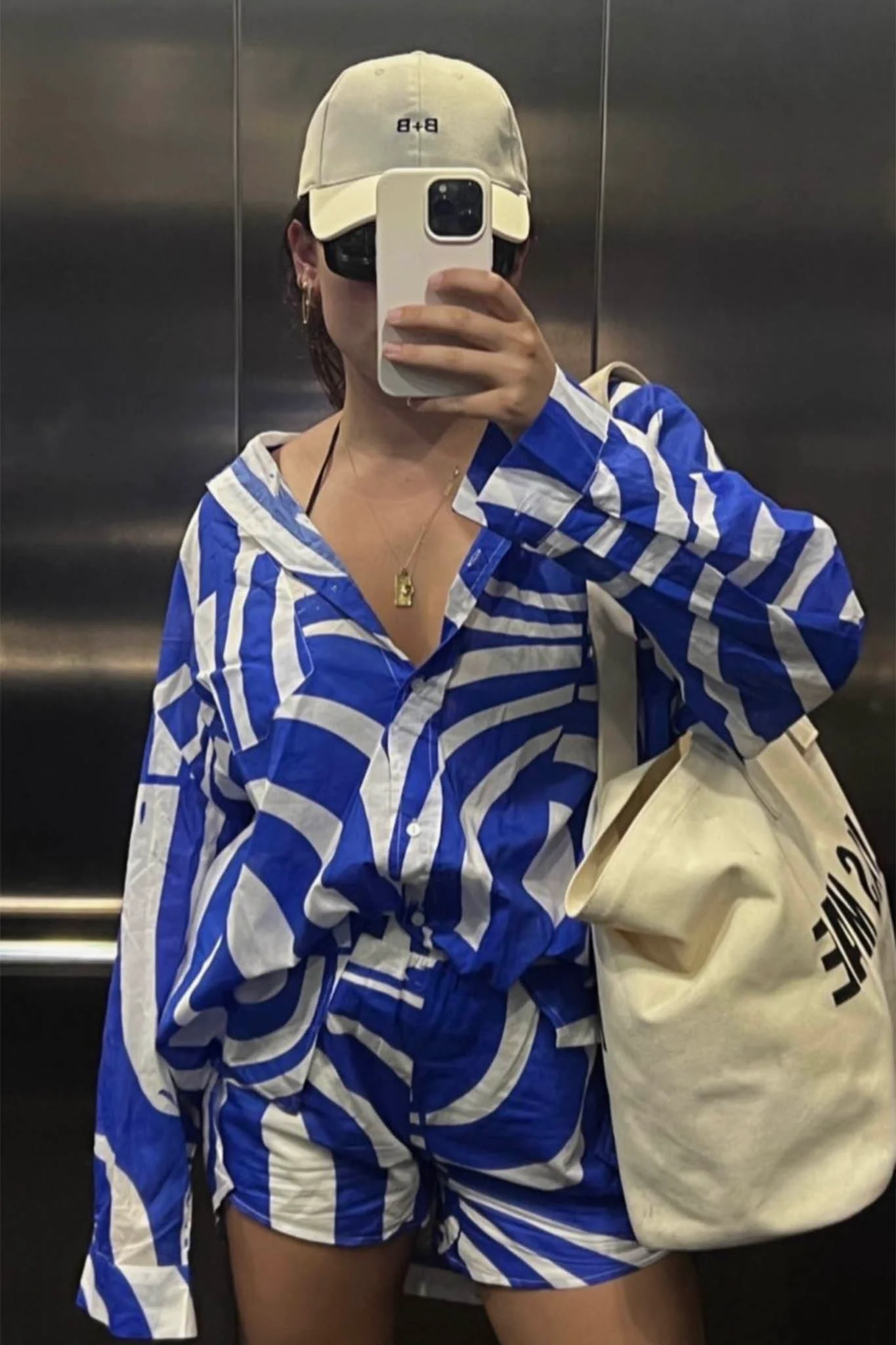 SNDYS Heather Shorts Swirl Blue - Seraphlike