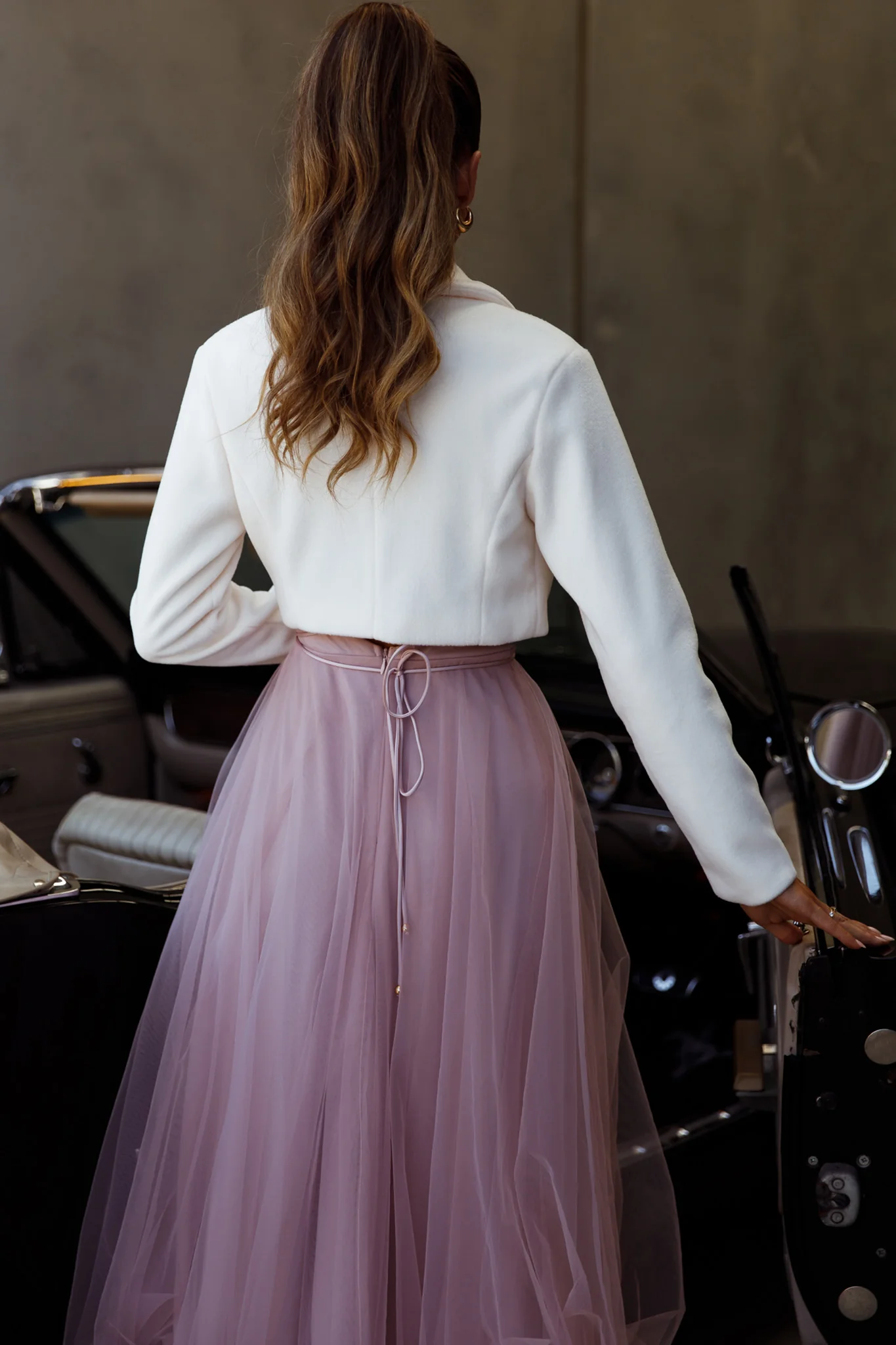 Tres Jolie Crop Jacket White - Seraphlike