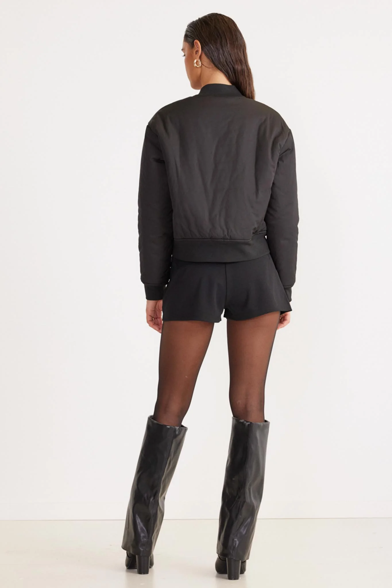 SNDYS Roberta Mini Shorts Black - Seraphlike