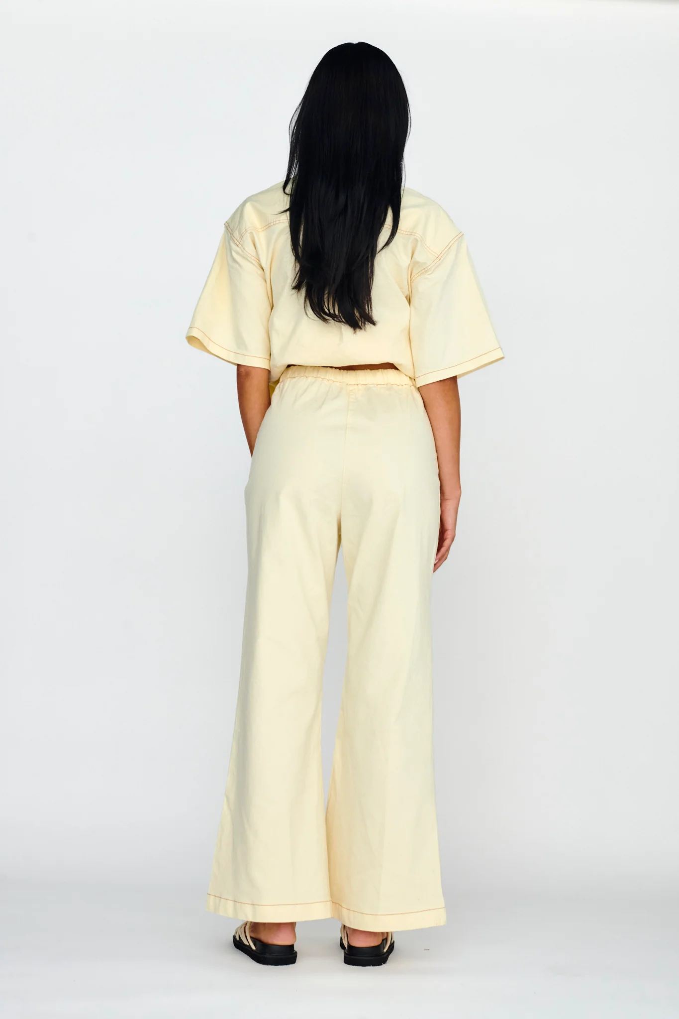 Light Aura Long Pants Buttermilk - Seraphlike