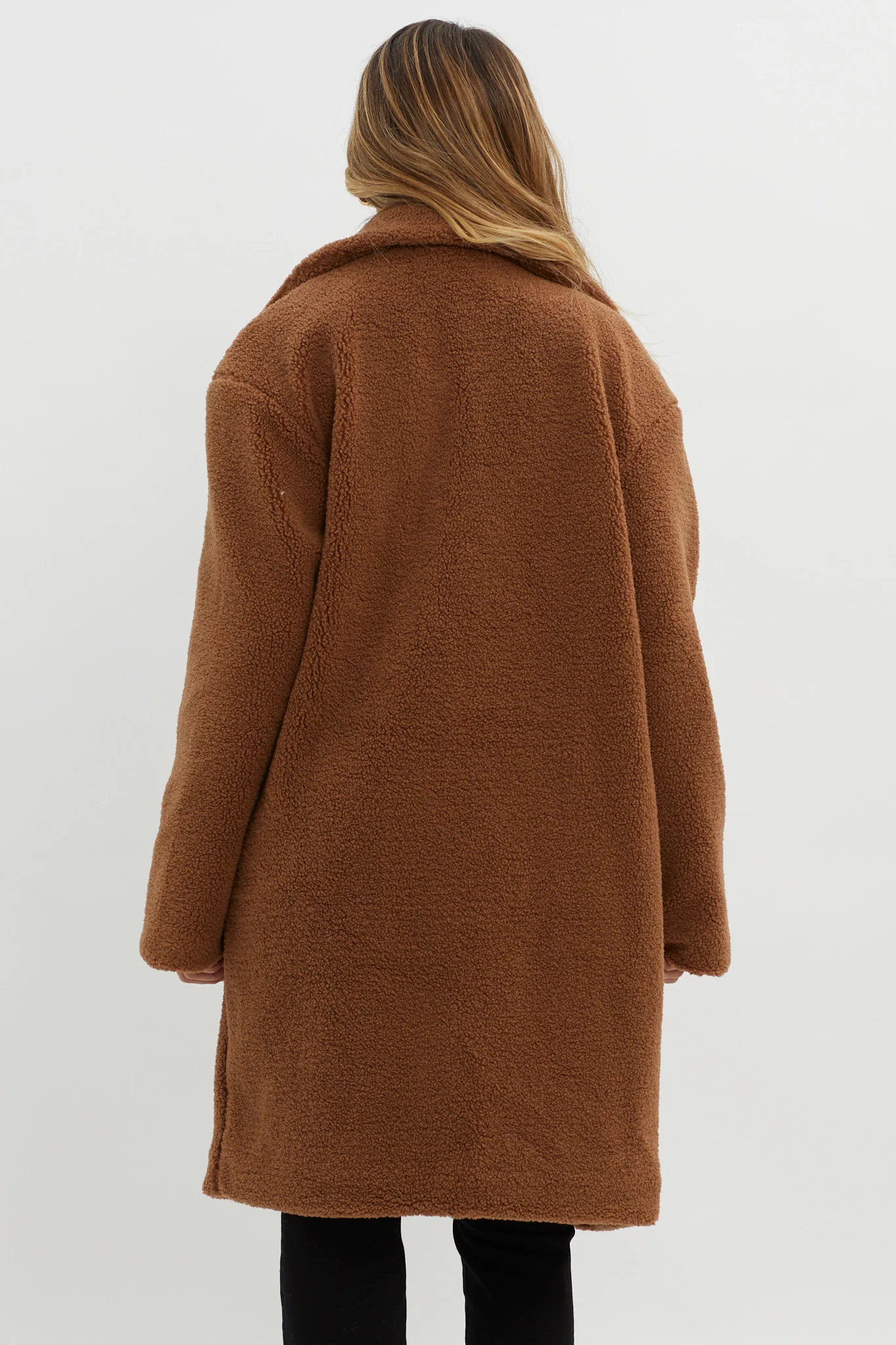 Alaska Long Side Pocket Coat Mocha - Seraphlike
