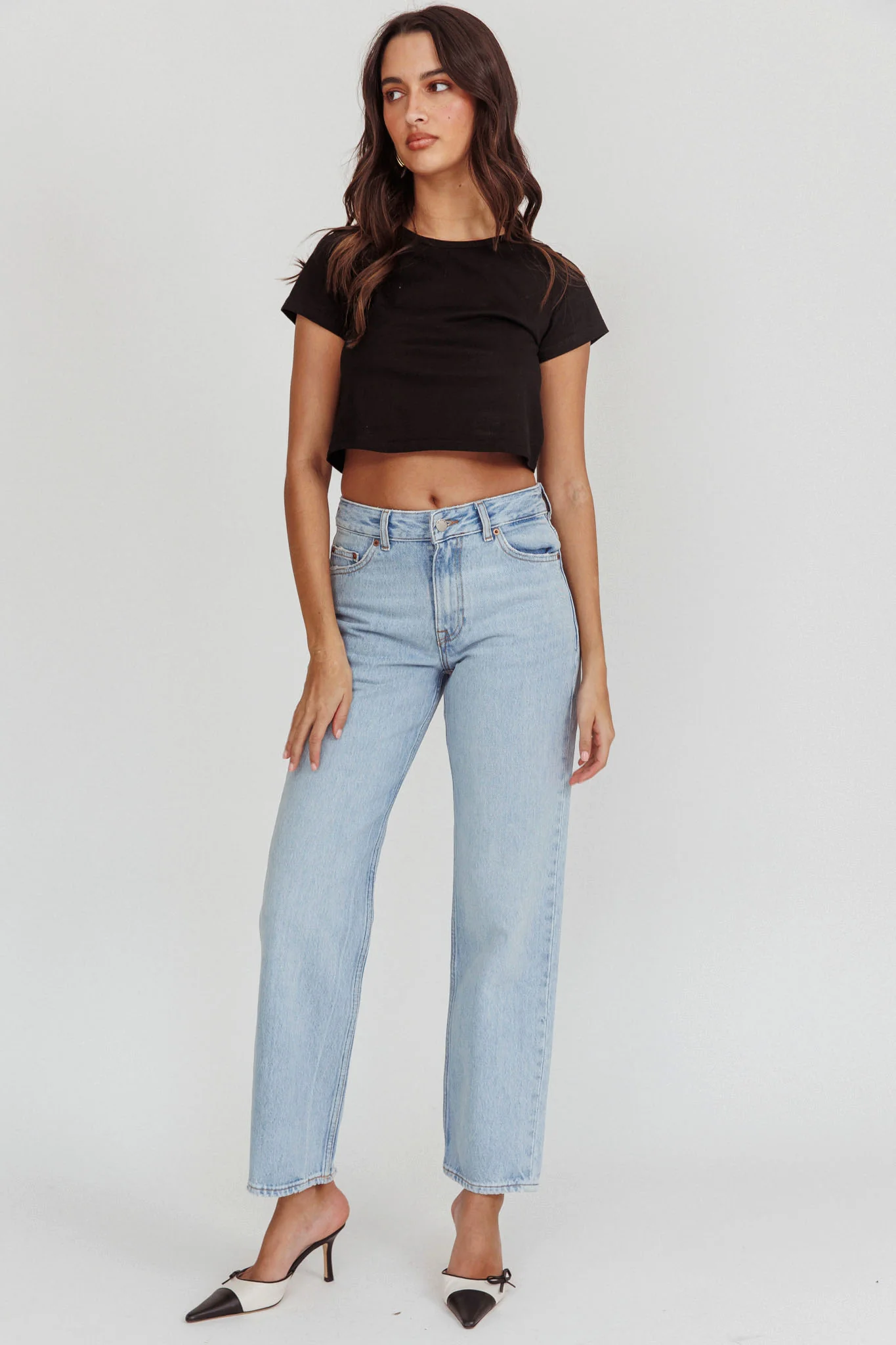 DR DENIM Arch Straight Jeans Stream Light Used - Seraphlike