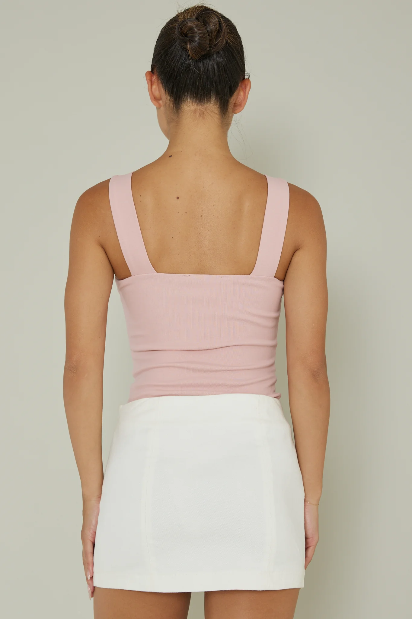 High Time Square Neckline Leotard Blush - Seraphlike