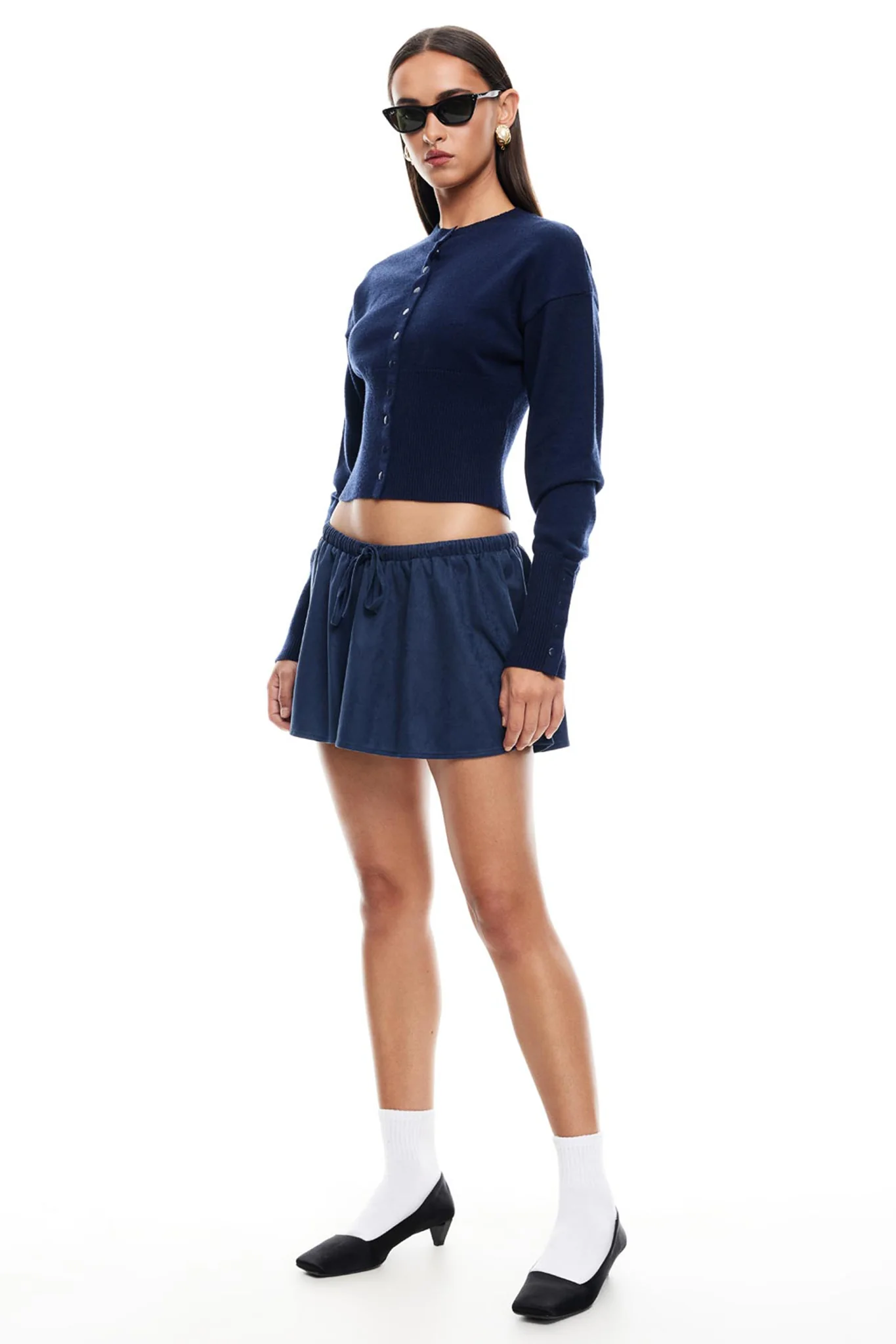 LIONESS Ghost Mini Skirt Navy - Seraphlike