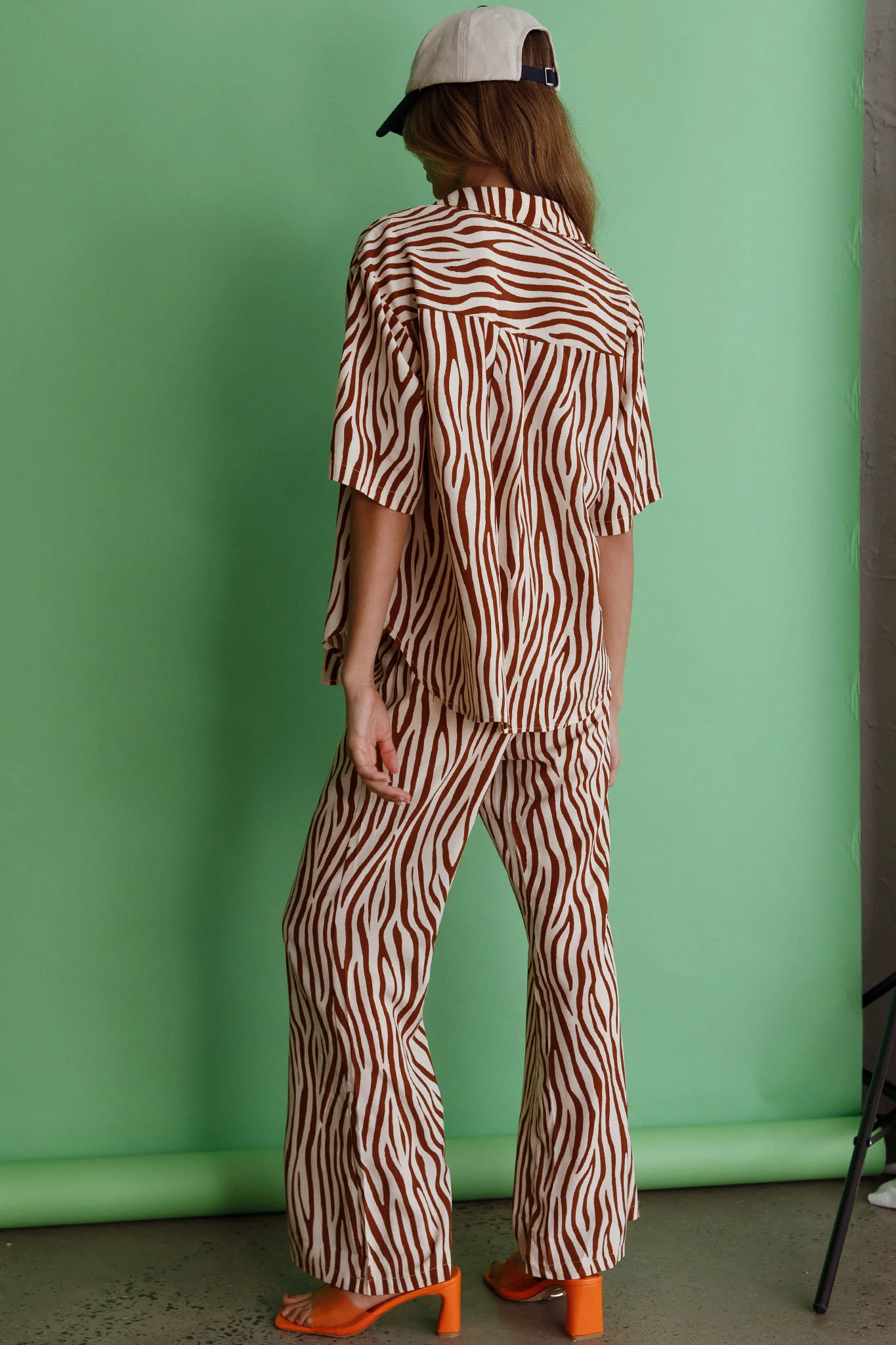 Just A Hunch Pants Zebra Brown - Seraphlike