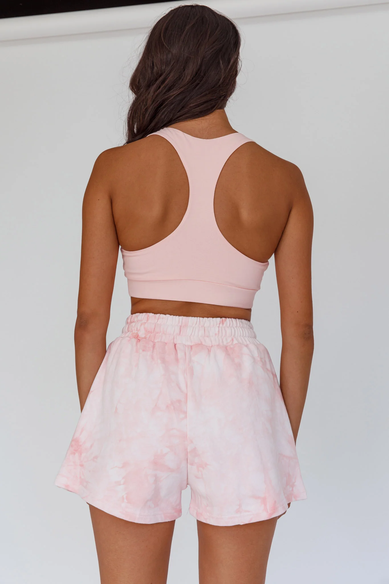 Tahlee Pocket Shorts Tie-Dye Pink - Seraphlike