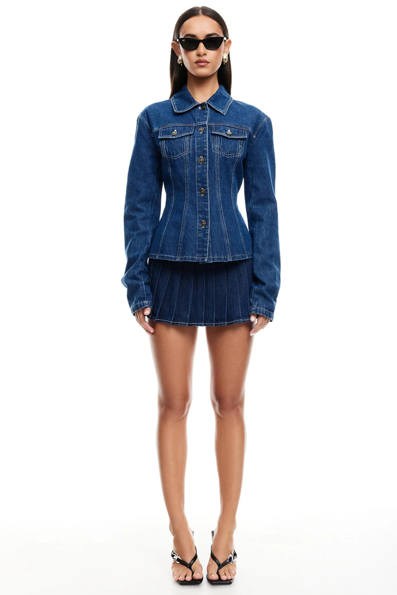 LIONESS Rider Mini Skort Blue - Seraphlike