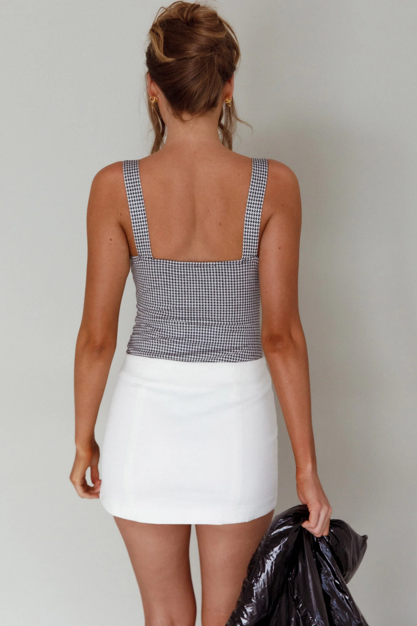 Ivy League Houndstooth Bodysuit Multi - Seraphlike