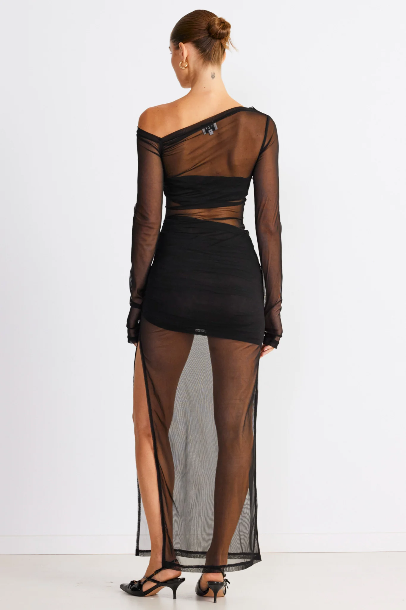 SNDYS Reine Maxi Dress Black - Seraphlike