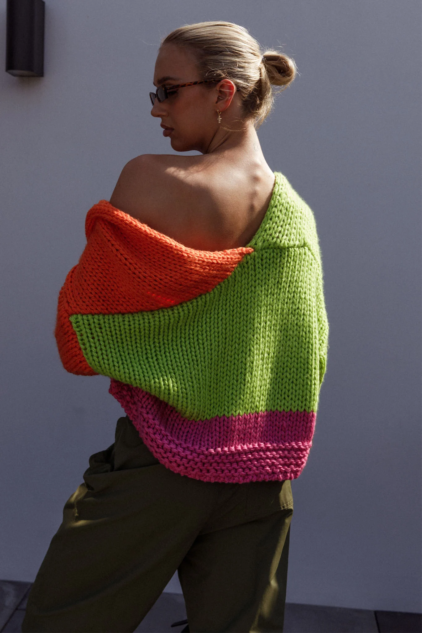 Neon Carnival Knit Cardigan Multi - Seraphlike