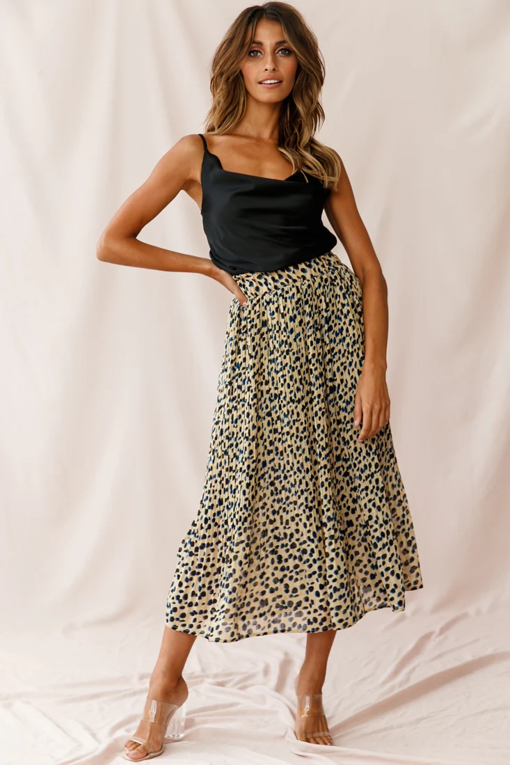 Xanadu Cowl Neck Cami Top Black - Seraphlike